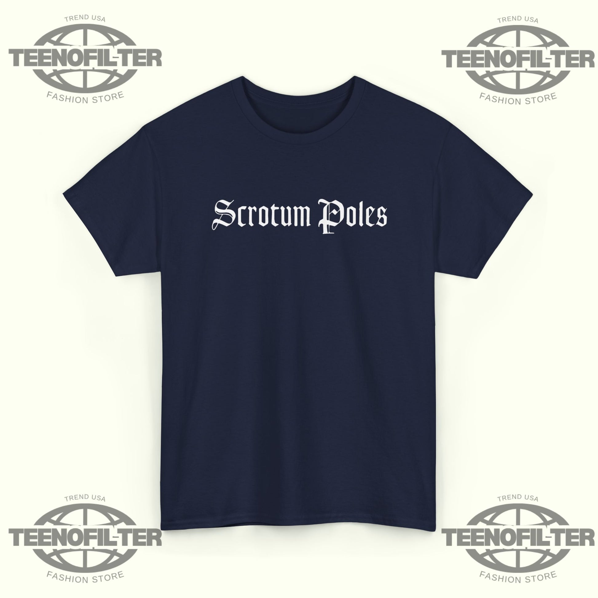Scrotum Poles T-shirt - Tee No Filter