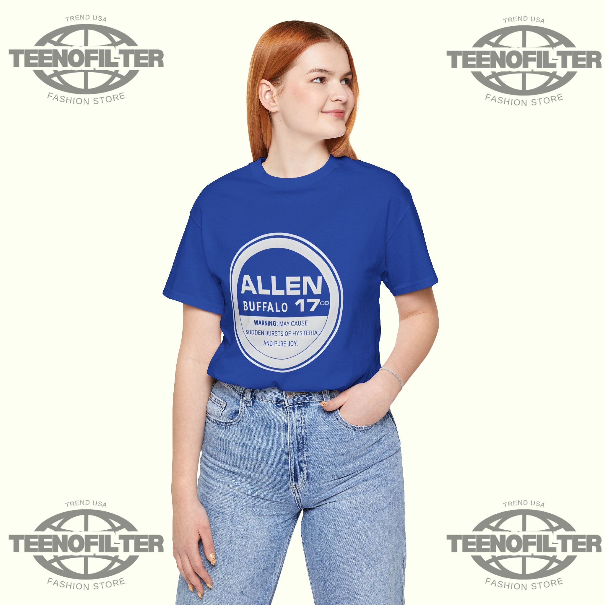 Buffalo Bills Allen 17 Hysteria And Pure Joy T-Shirt