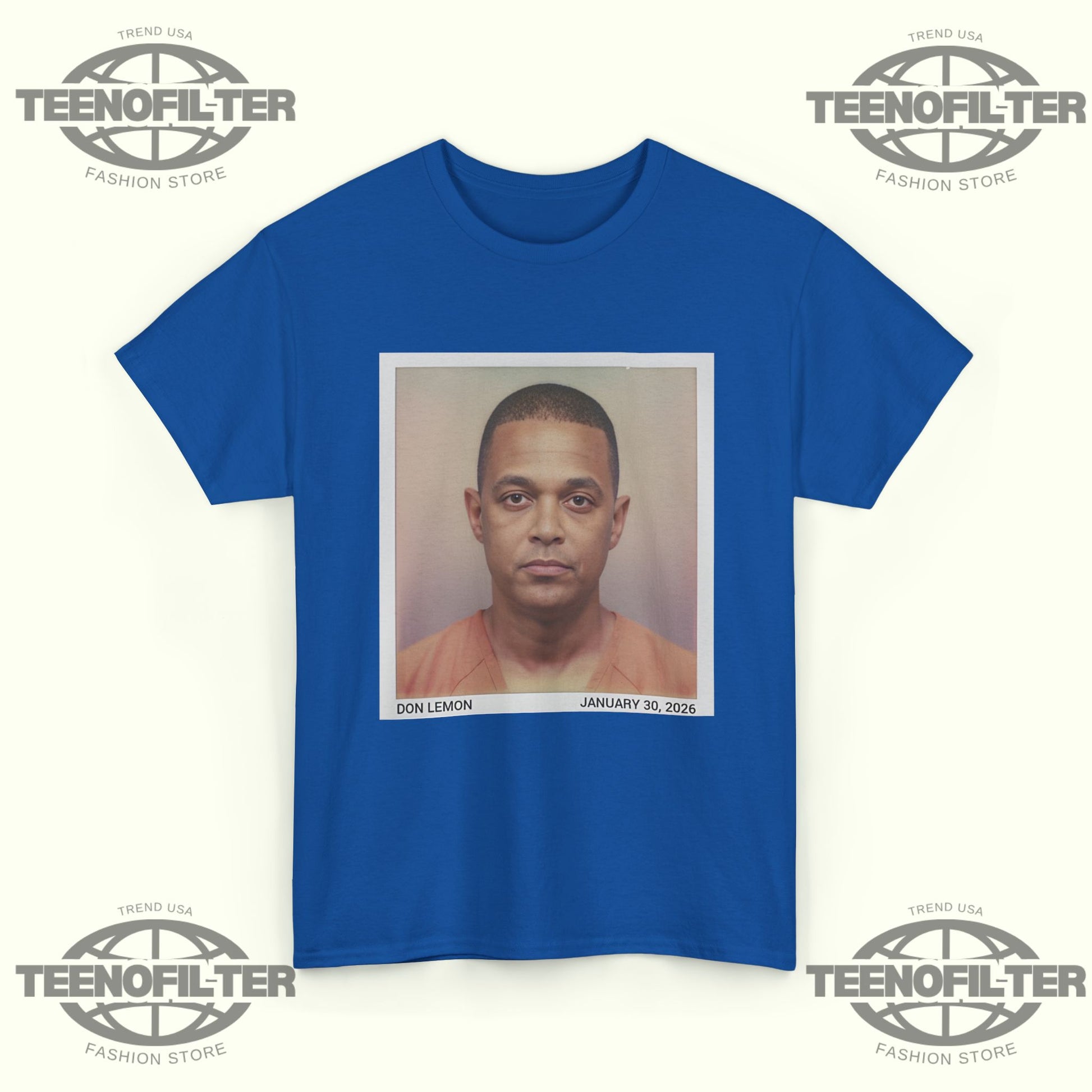 Don Lemon Mugshot Energy T-shirt - Tee No Filter