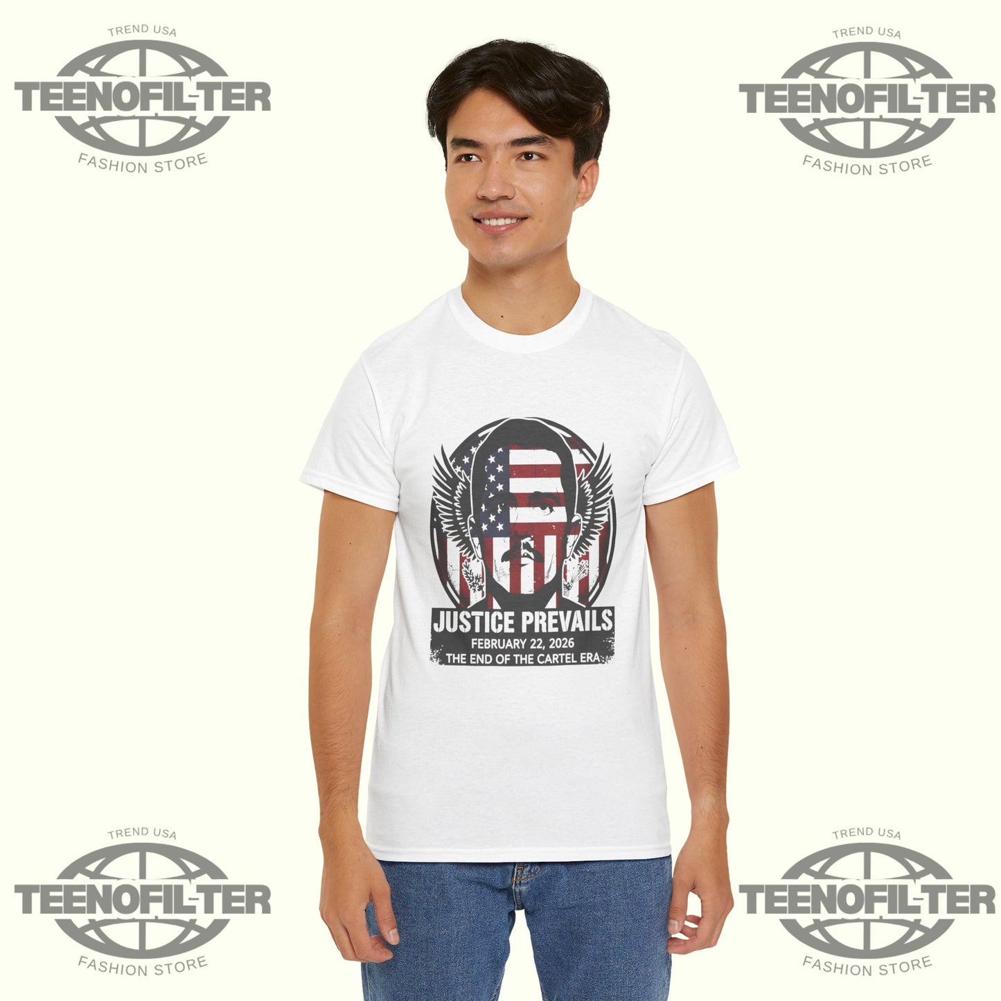 Justice Prevails El Mencho Capture Tribute T-Shirt - Tee No Filter