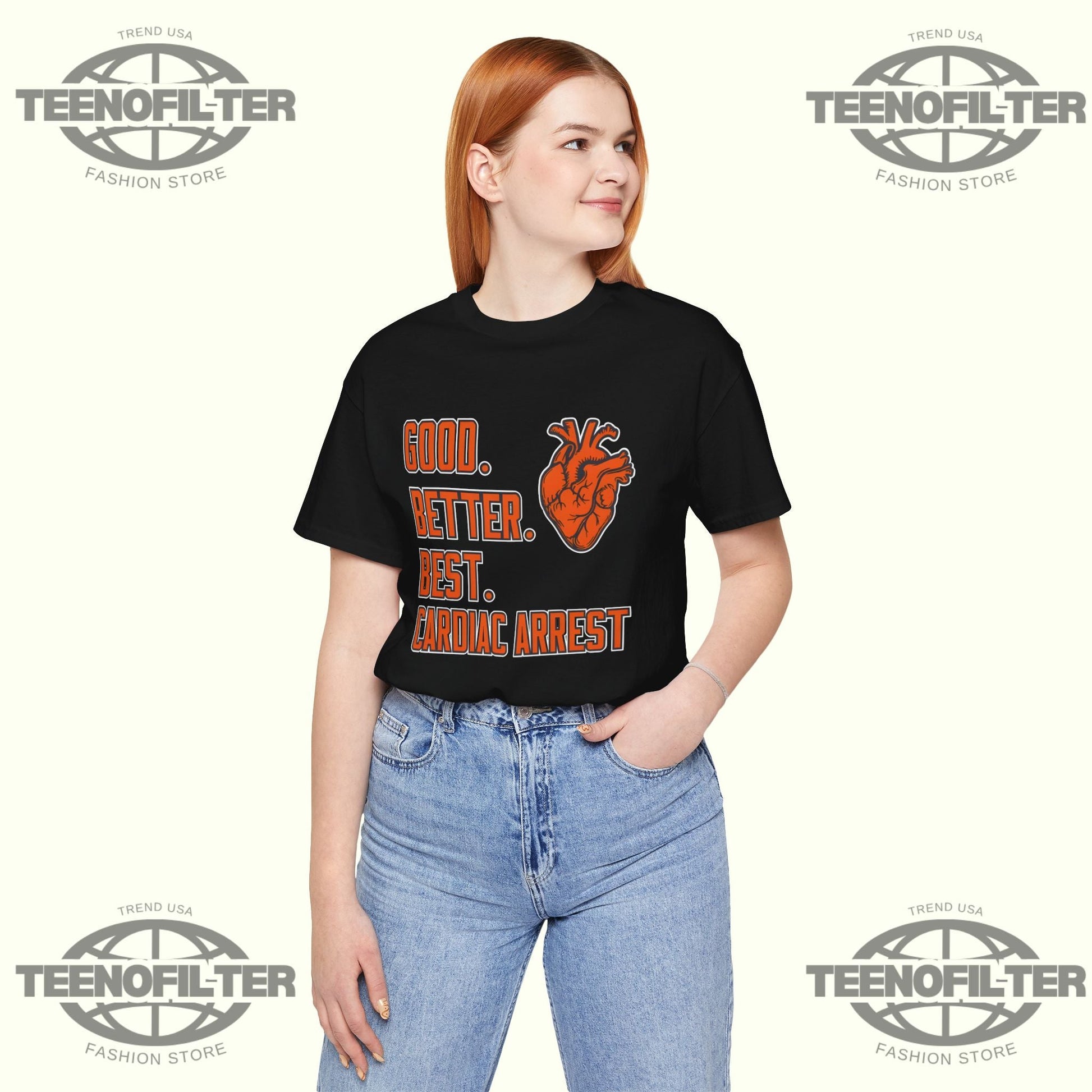 Bears Good Better Best Cardiac Arrest T-Shirt Printify