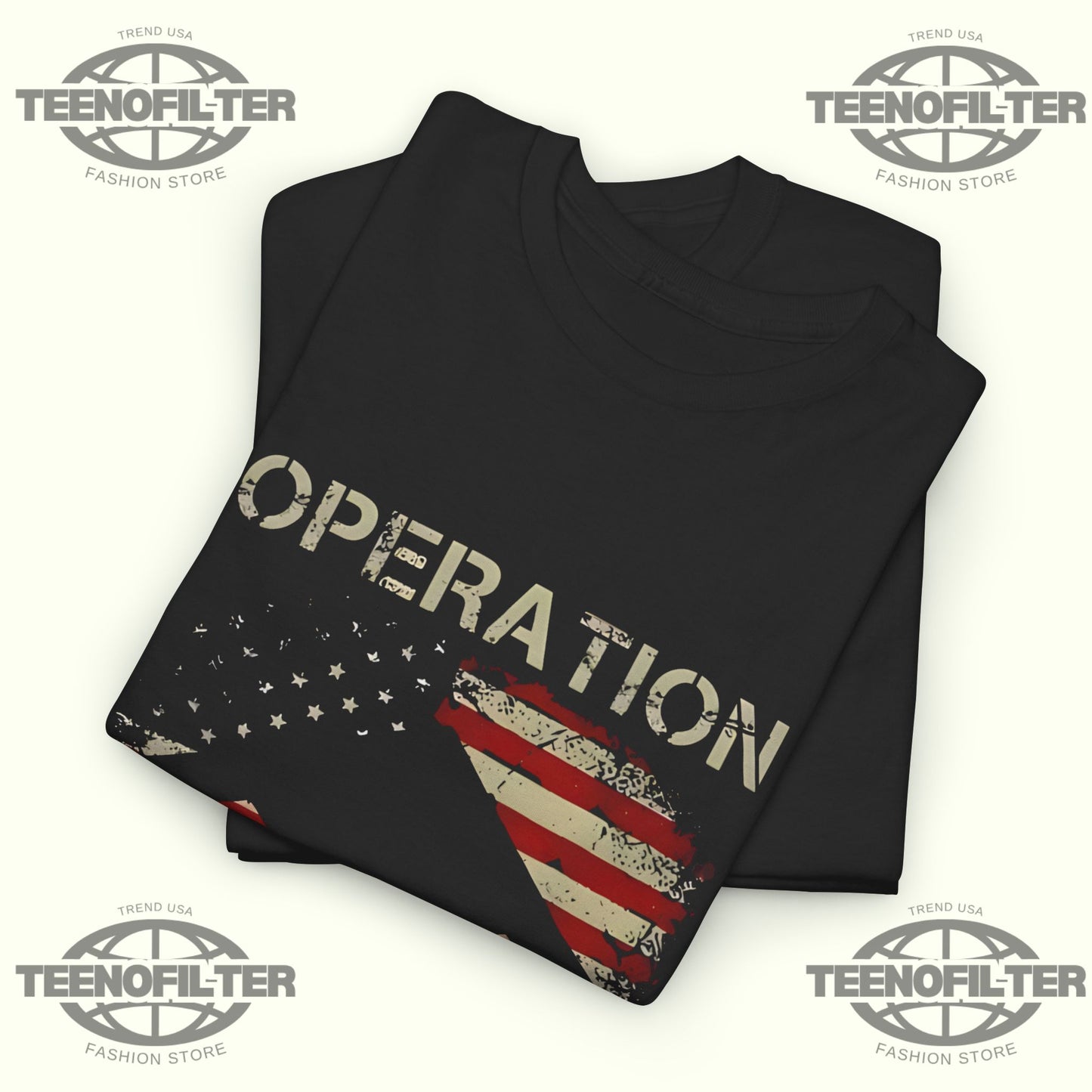 Operation Epic Fury USA T-Shirt – Tactical Strength & Allied Defense Tribute Graphic Tee - Tee No Filter