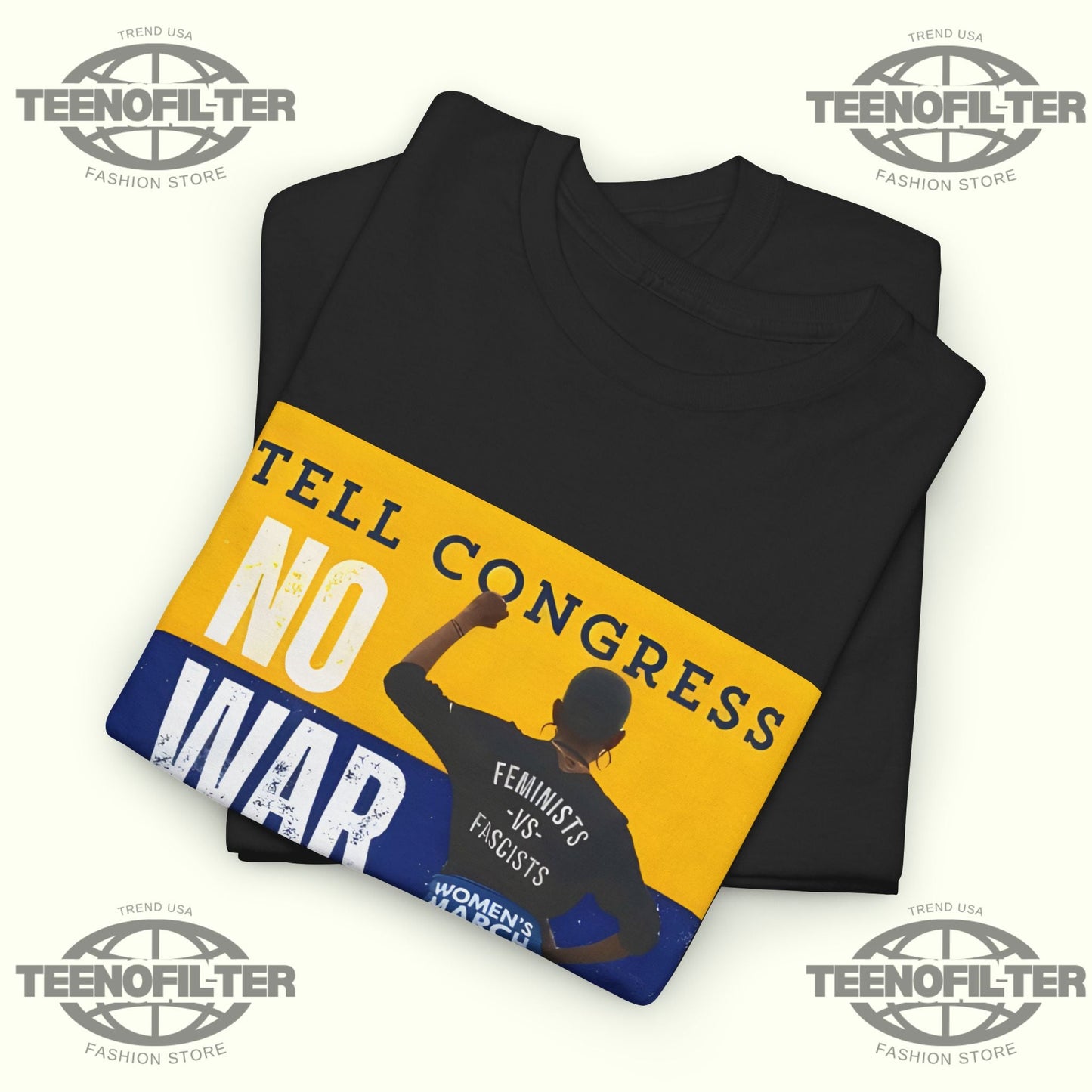 Tell Congress No War On Venezuela T-Shirt Printify