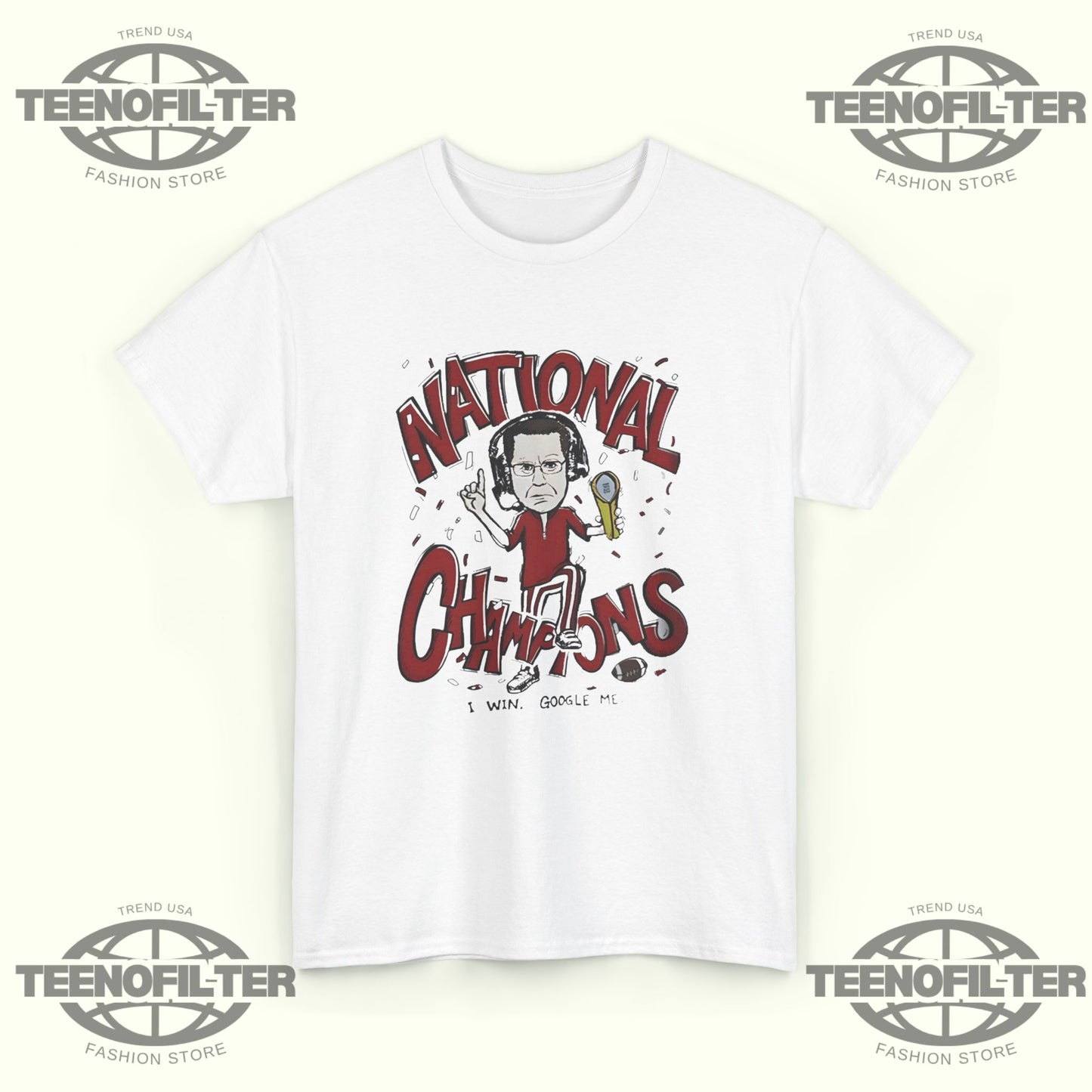 Indiana Hoosiers CFP 2025 National Champions In Coach I Win, Google Me Viral Victory T-Shirt - Tee No Filter