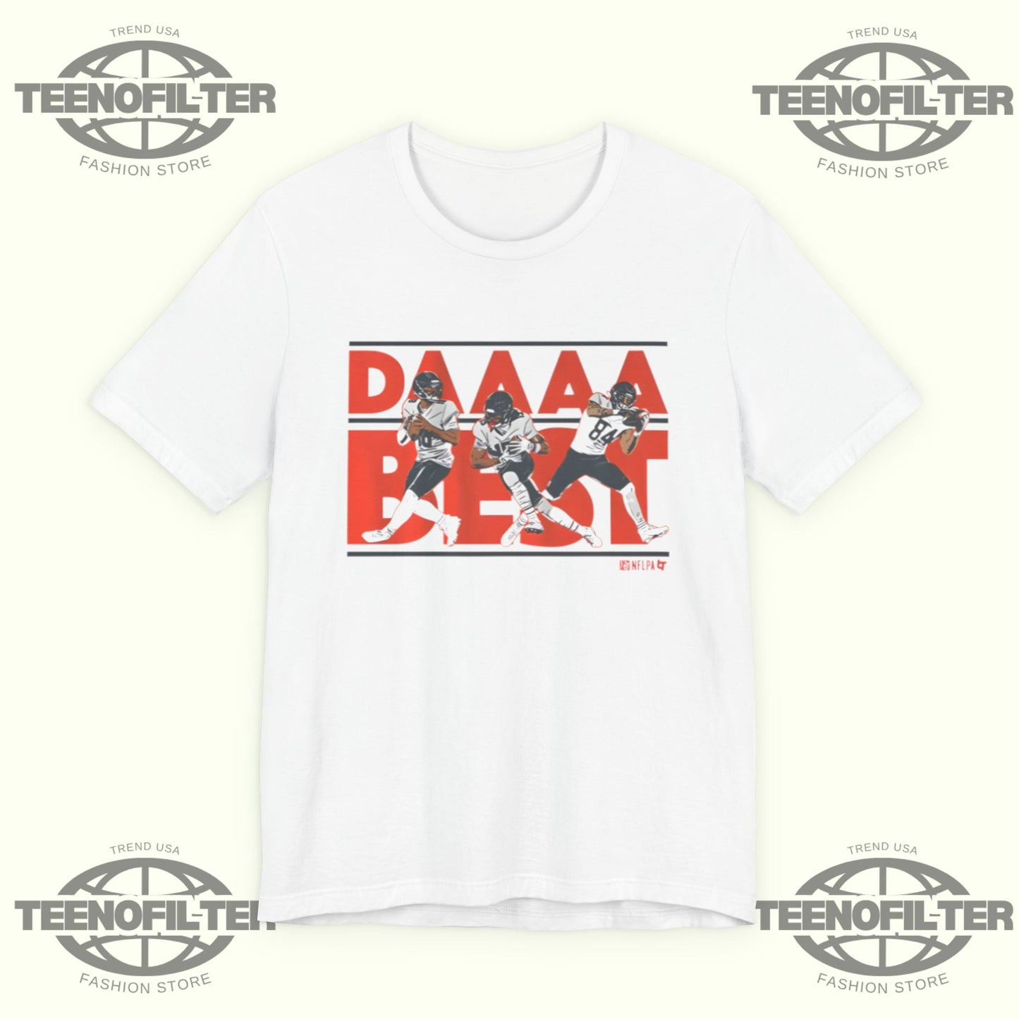 Caleb Williams Rome Odunze Colston Loveland Daaaa Best T-Shirt Printify