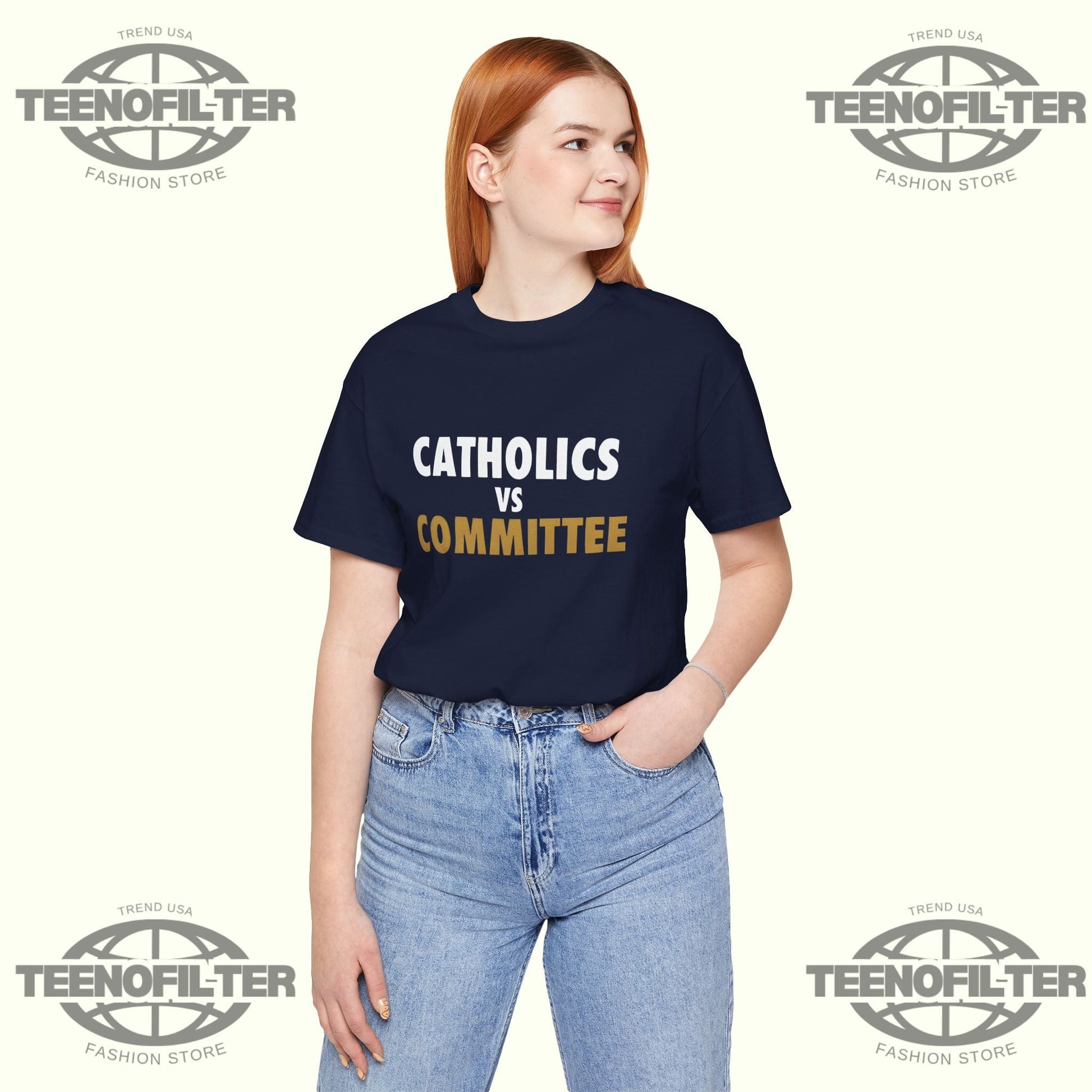 Catholics VS Committee T-Shirt Printify