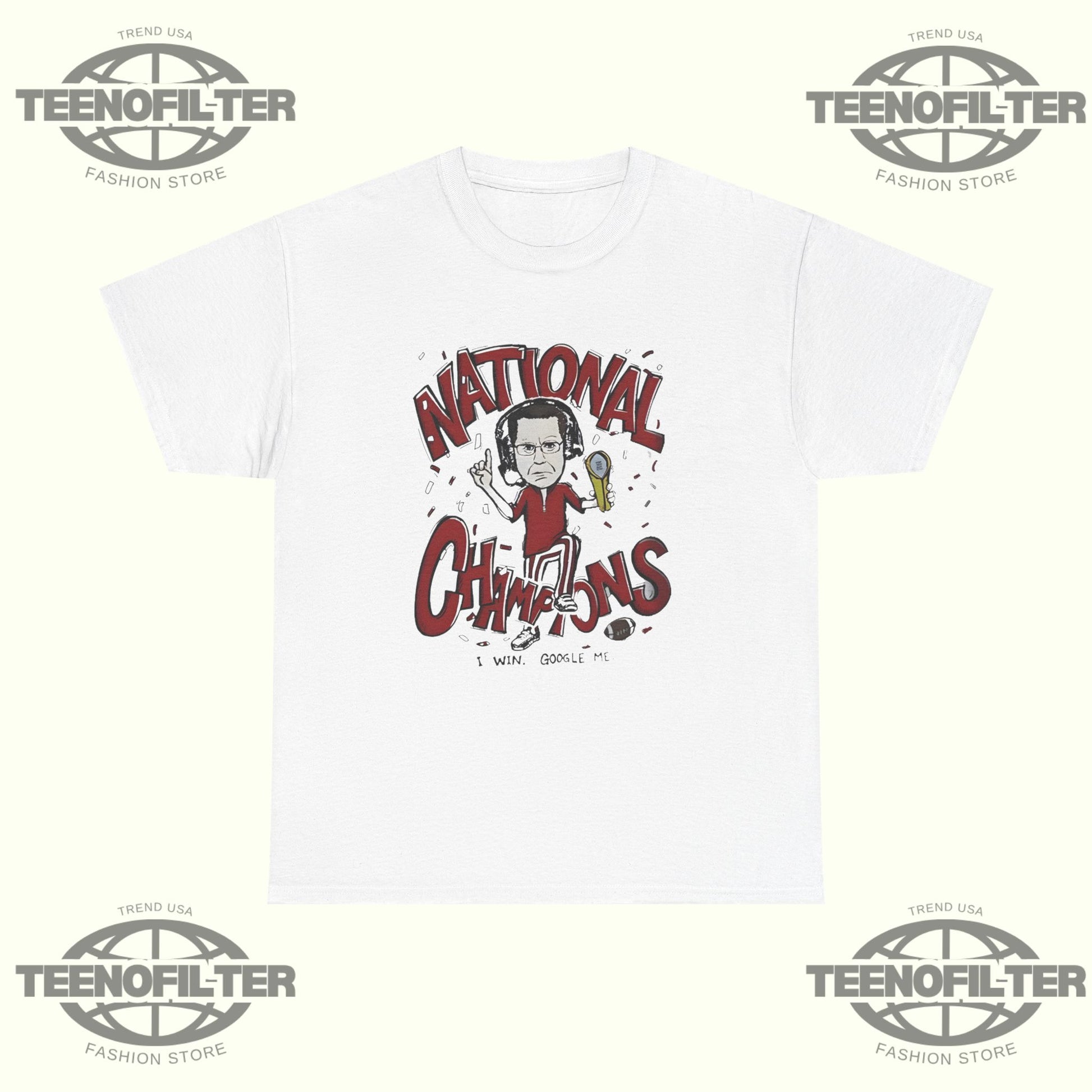 Indiana Hoosiers CFP 2025 National Champions In Coach I Win, Google Me Viral Victory T-Shirt - Tee No Filter