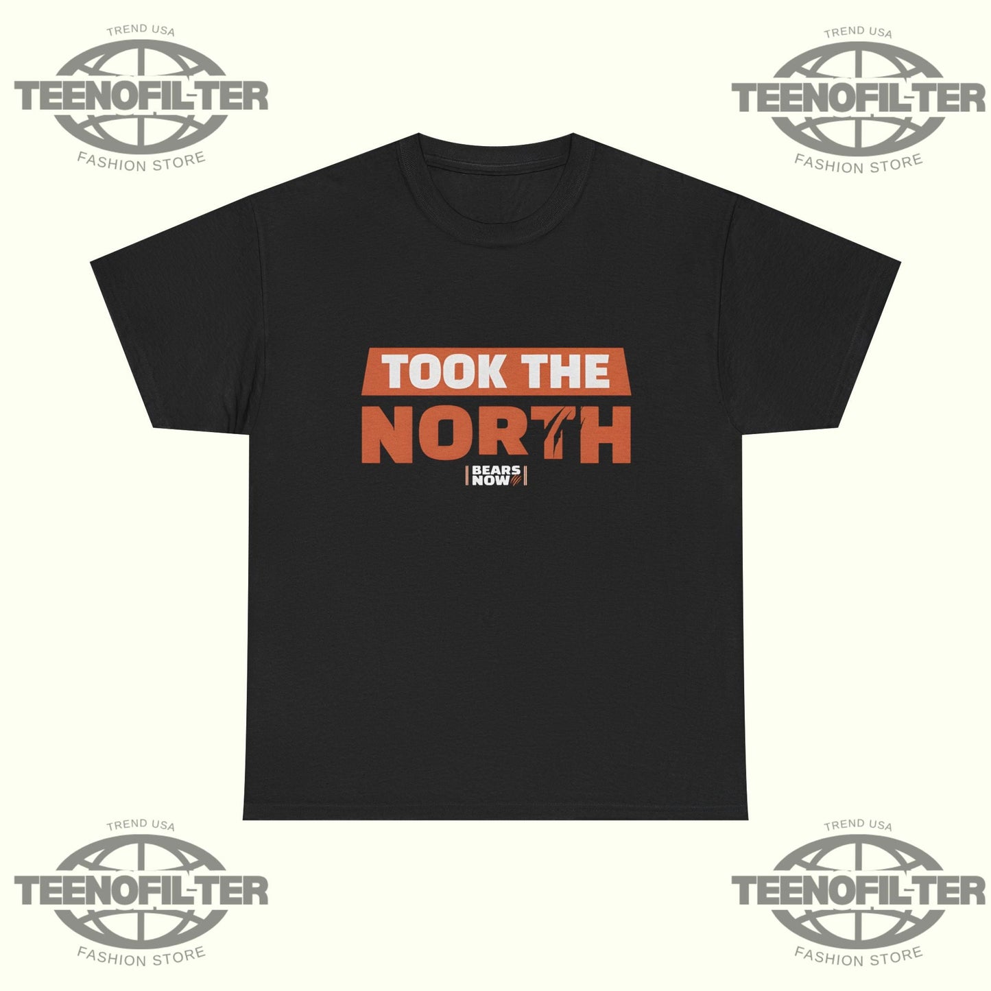 Took The North Bears Now T-Shirt – Celebrate Chicago Bears’ Dominance in Style Printify
