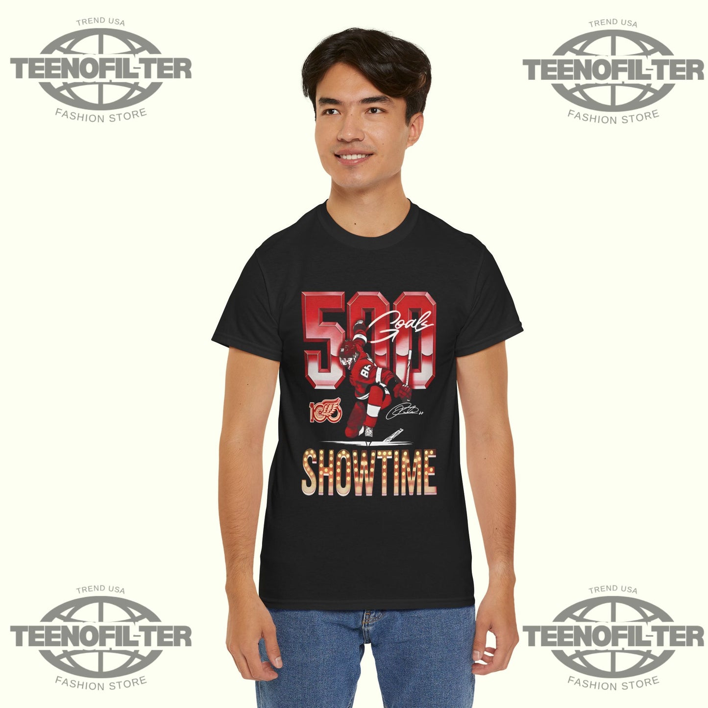 Patrick Kane Detroit 500 Goals Showtime T-Shirt – A Legendary Milestone for Red Wings Fans - Tee No Filter