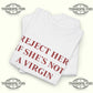 Reject Her If She’s Not A Virgin T-Shirt – Viral Meme Valentine’s Day Satire Tee - Tee No Filter