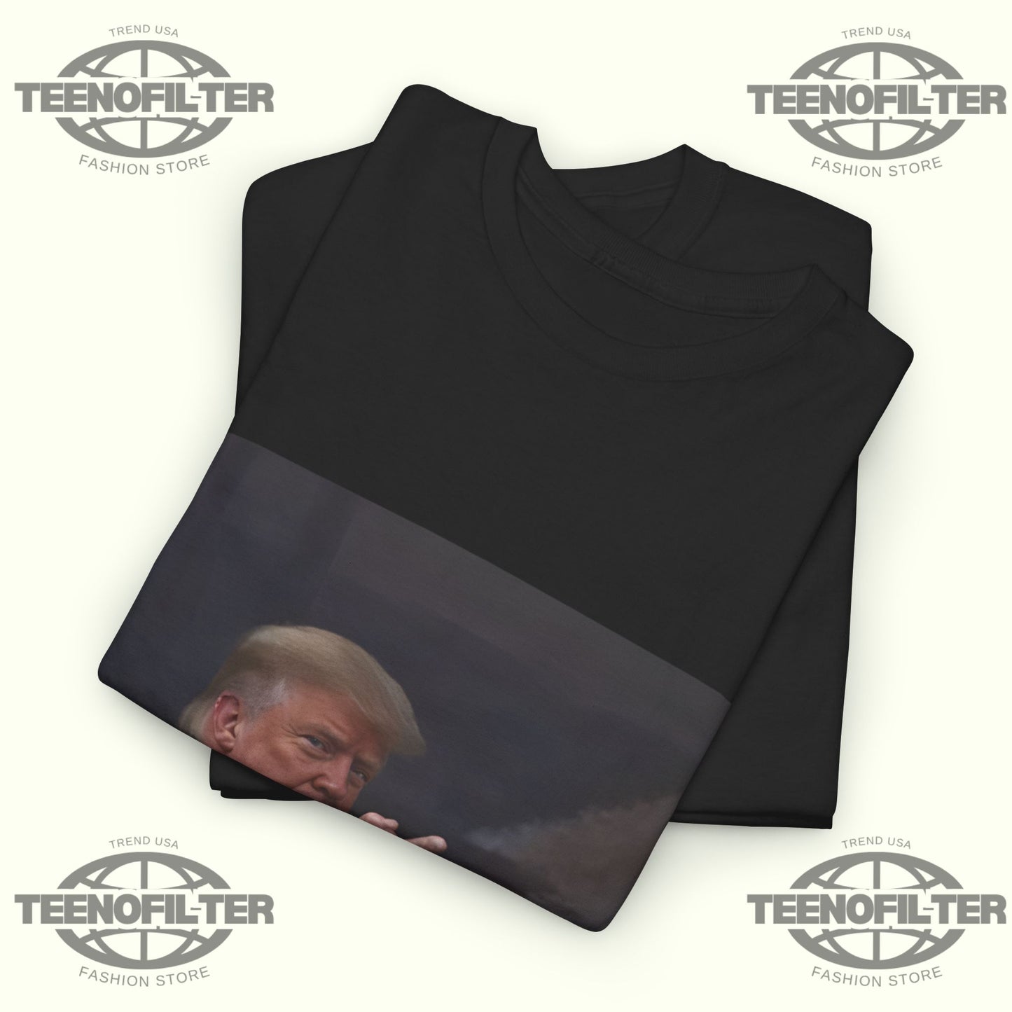Trump Middle Finger T-Shirt - Tee No Filter