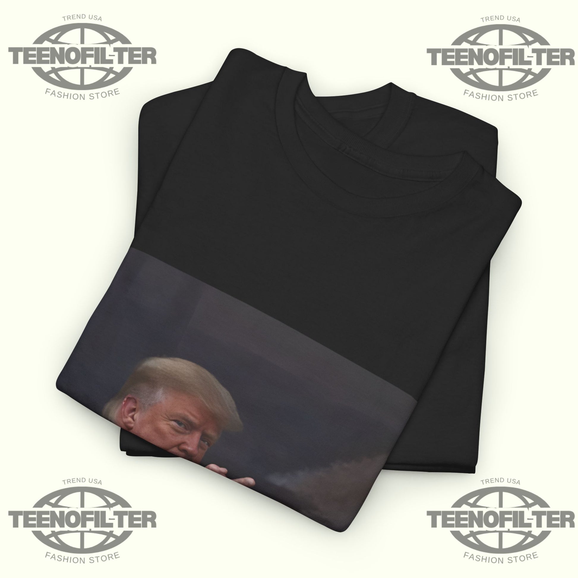 Trump Middle Finger T-Shirt - Tee No Filter