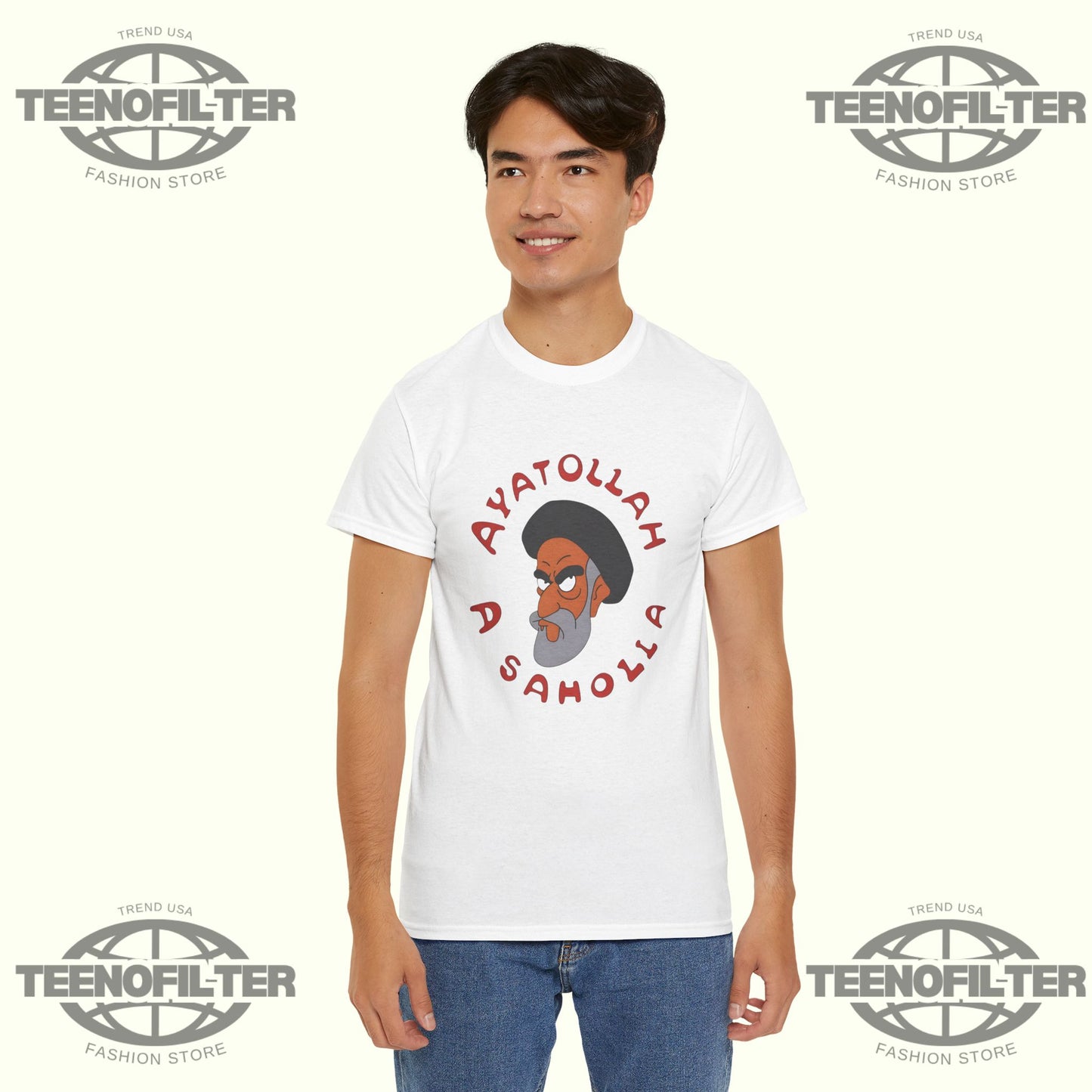 Simpsons Ayatollah T-Shirt – Deep Cut Retro Cartoon Reference Tee for True Fans - Tee No Filter