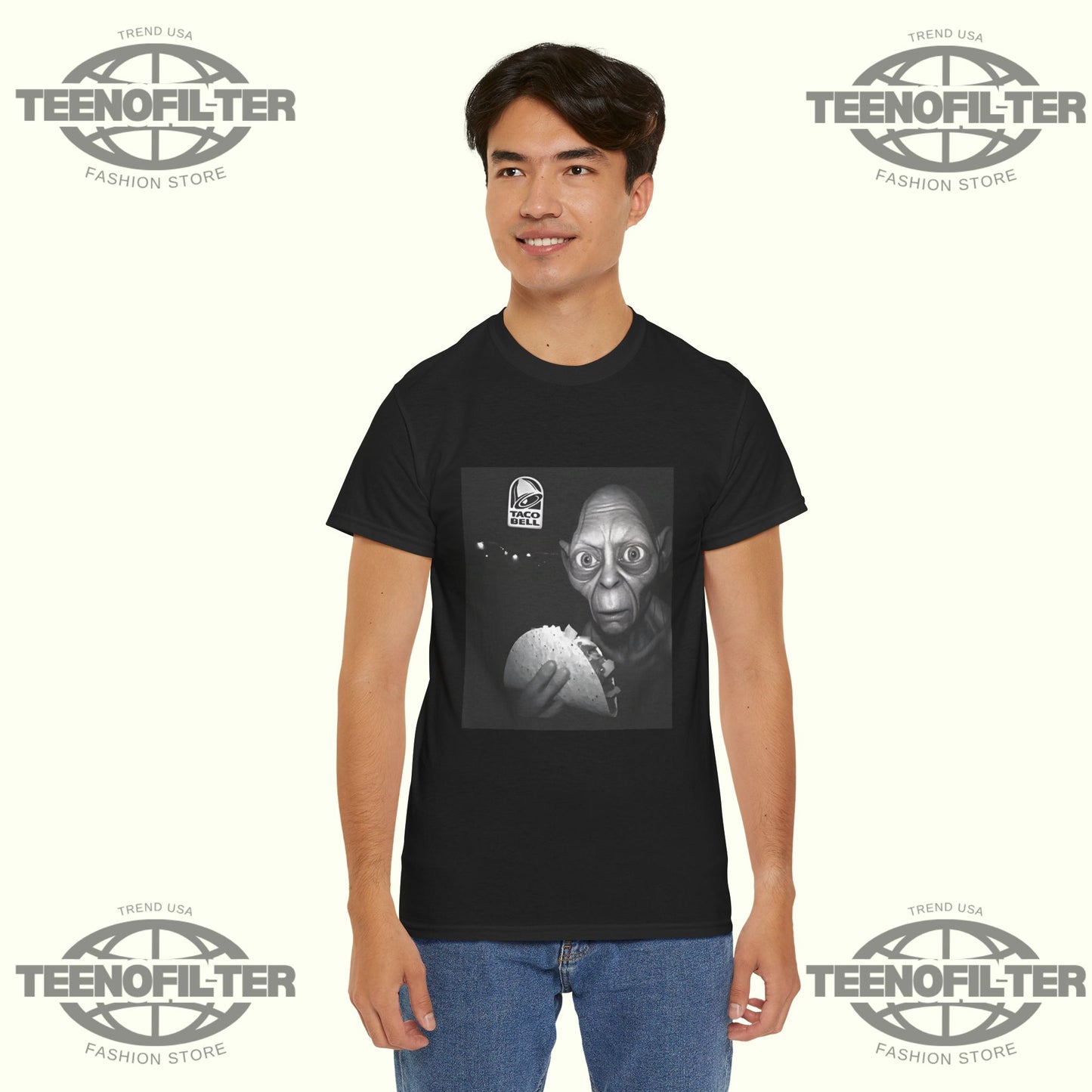 Gollum Taco Bell T-Shirt – Viral Benson Boone LOTR Parody Graphic Tee - Tee No Filter