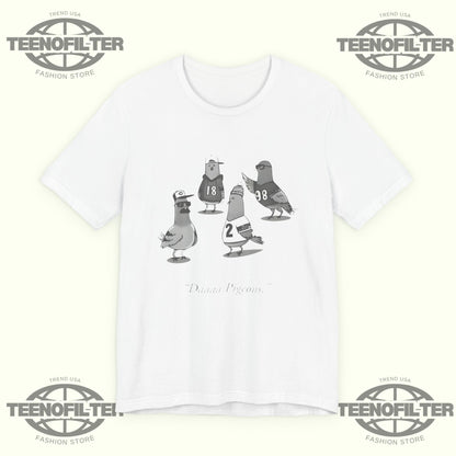 Chicago Bears Daaaa Pigeons T-Shirt Printify