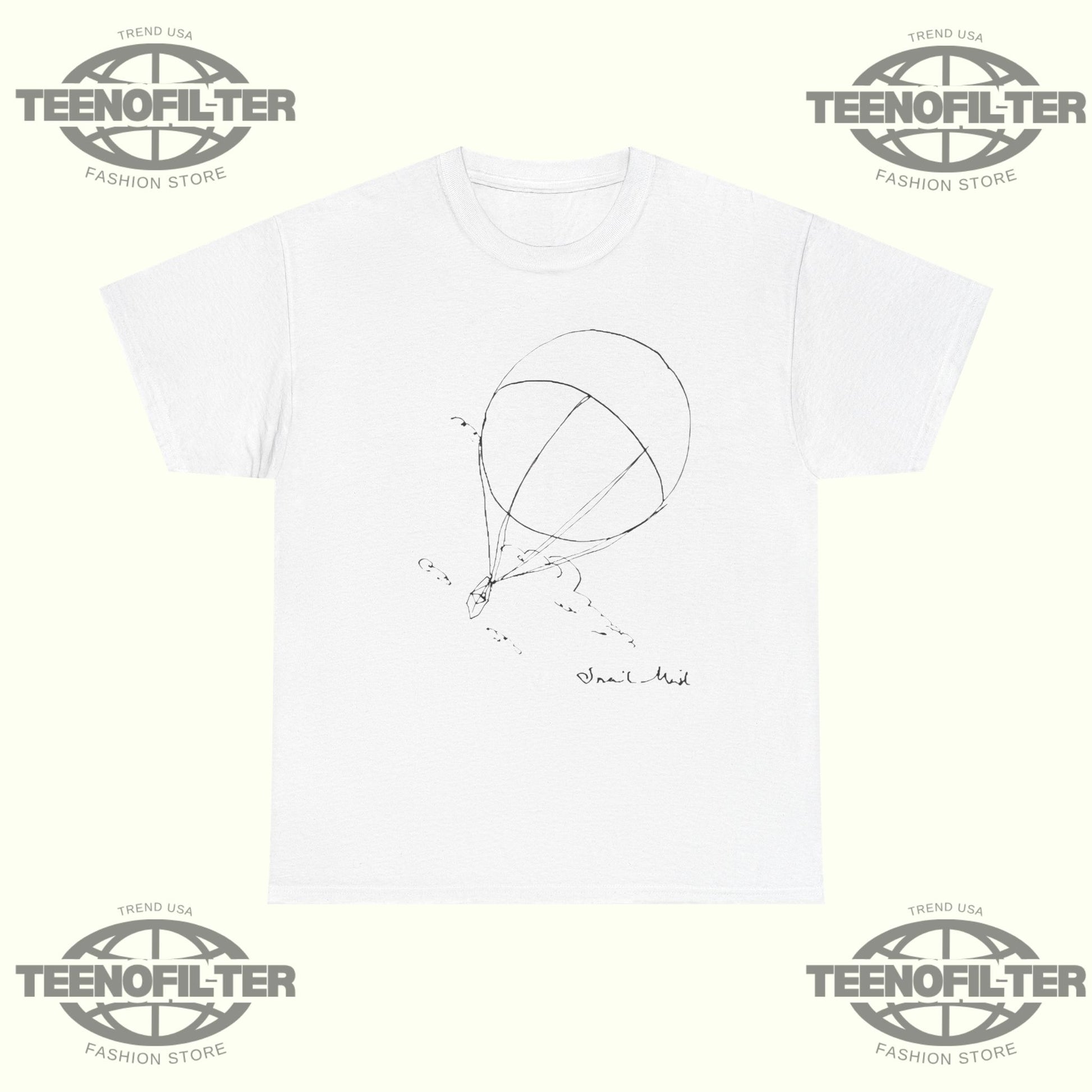 Snail Mail Hot Air Balloon T-Shirt - Tee No Filter