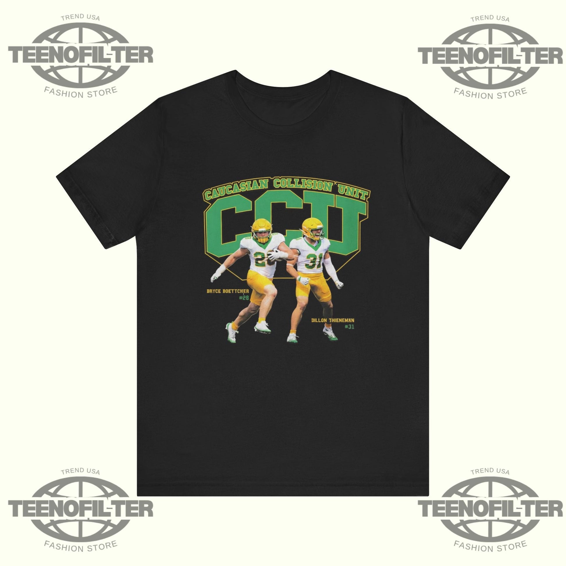 Bryce Boettcher and Dillon Thieneman Wearing CCU T-Shirt Printify