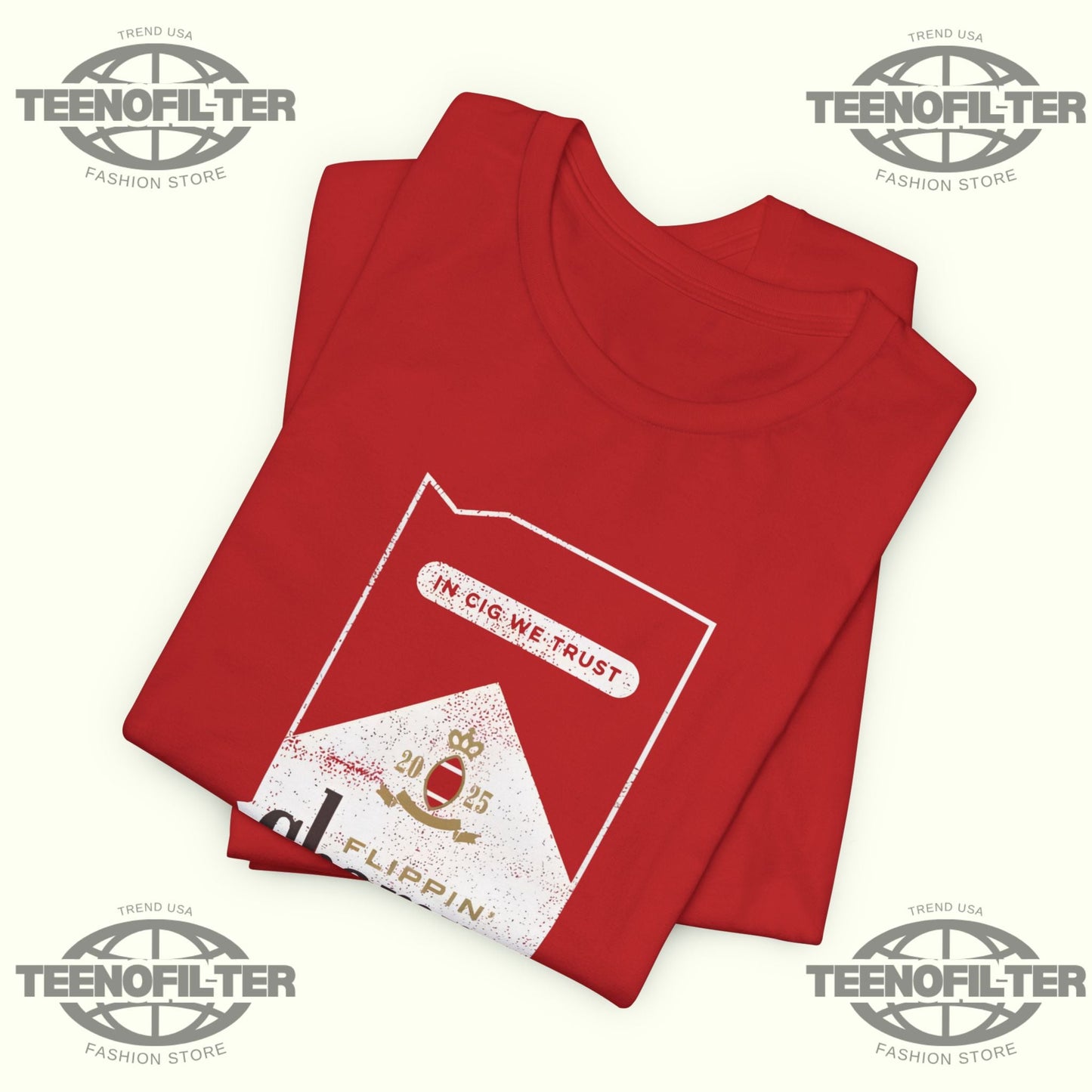 Flippin Champs Indiana College Football Fans T-Shirt Printify