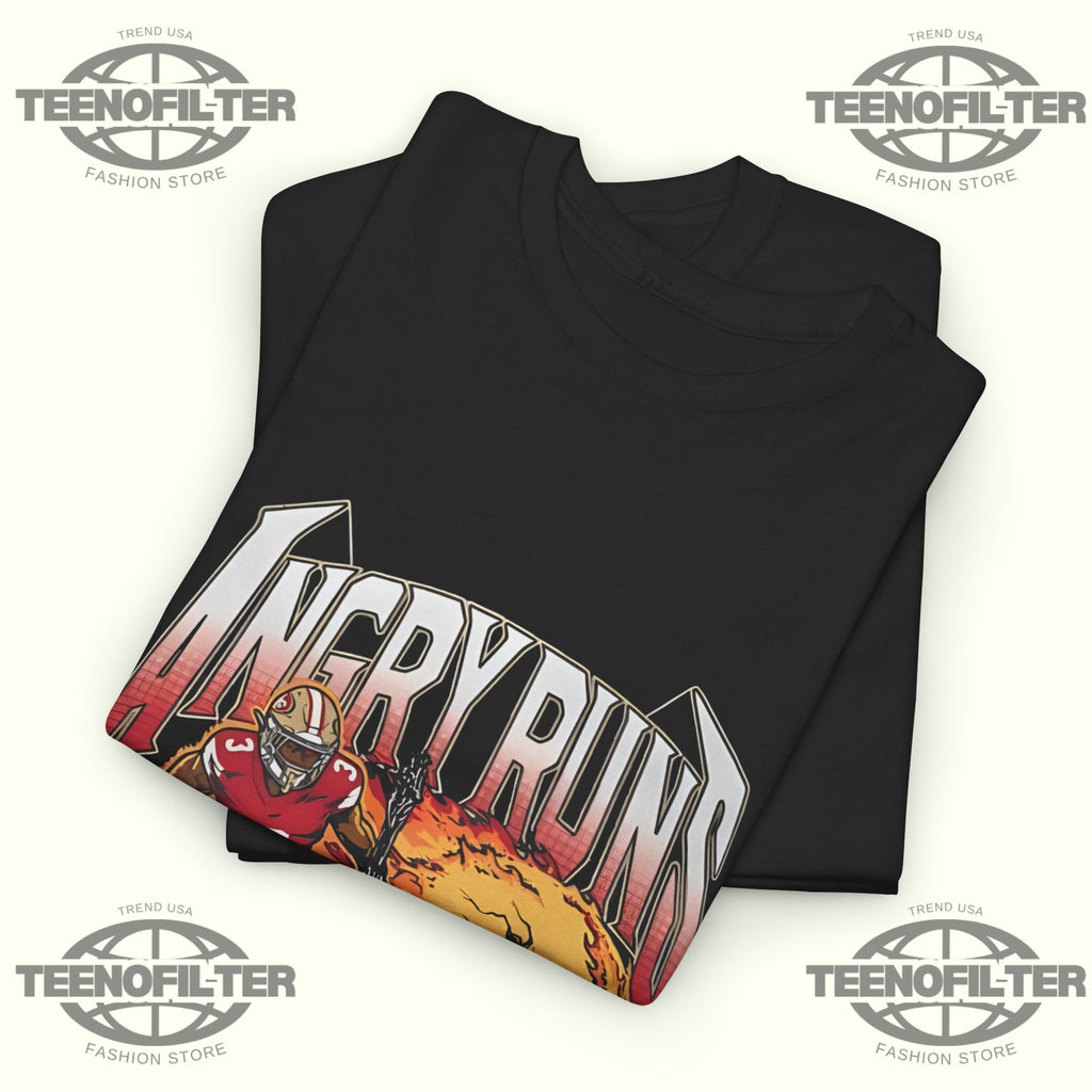 Angry Runs Brian Robinson Jr. Football T-shirt