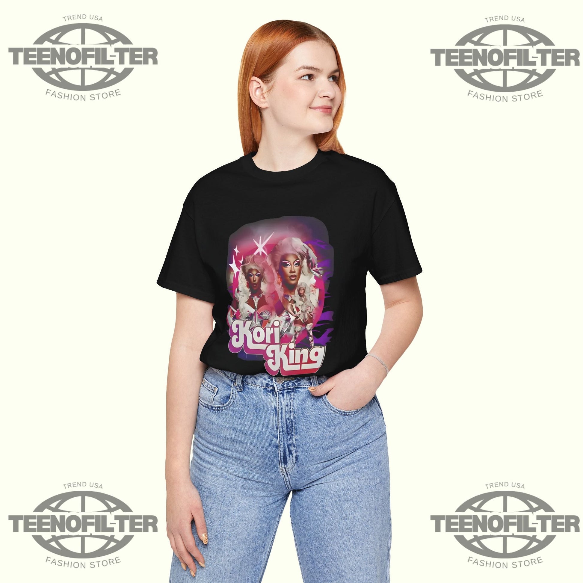 Kori King Collage T-Shirt Printify