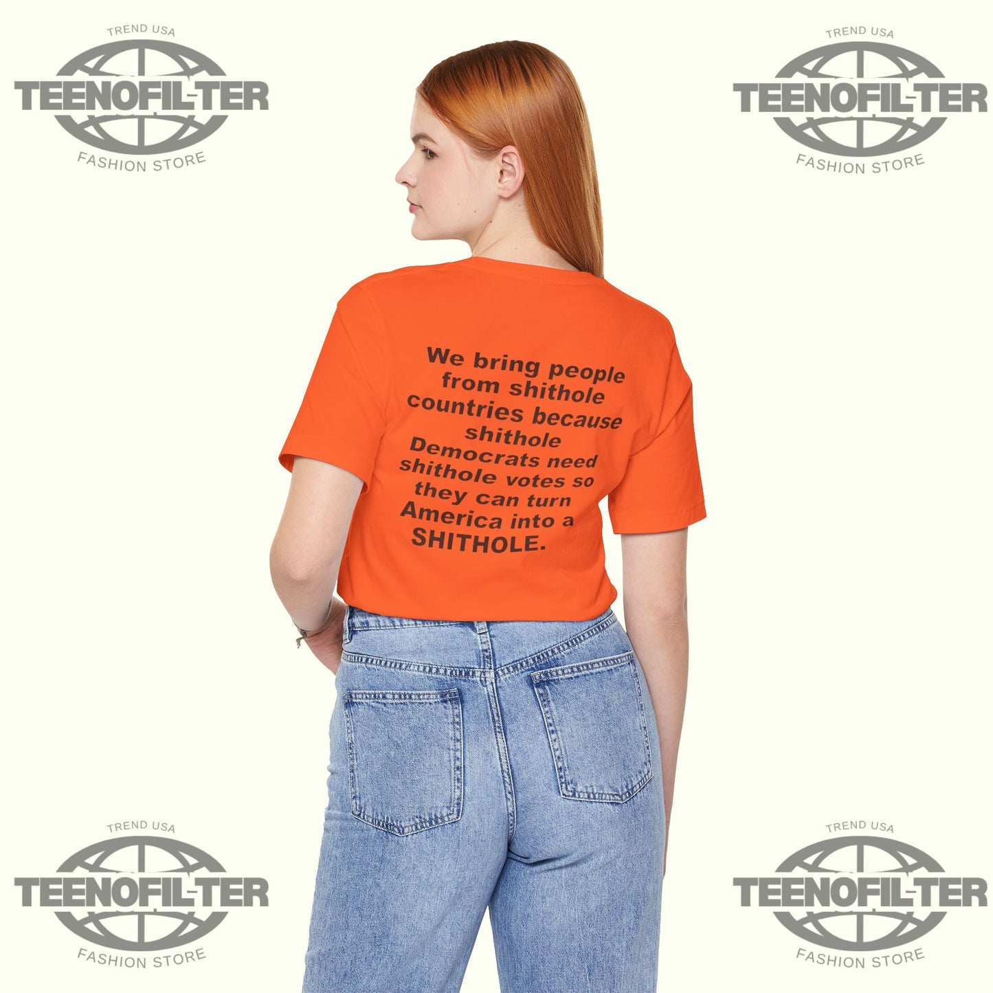 We Bring People From Shithole Countries T-Shirt Printify
