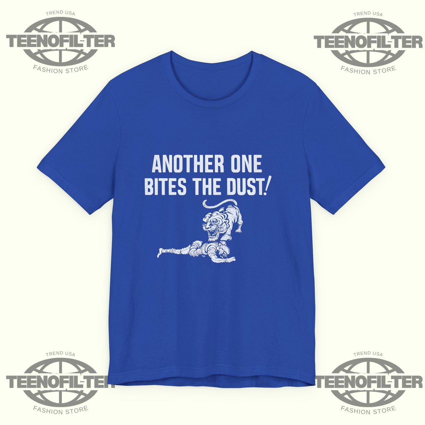 Another One Bites The Dust T-Shirt – Detroit Rock x Football Edition Printify
