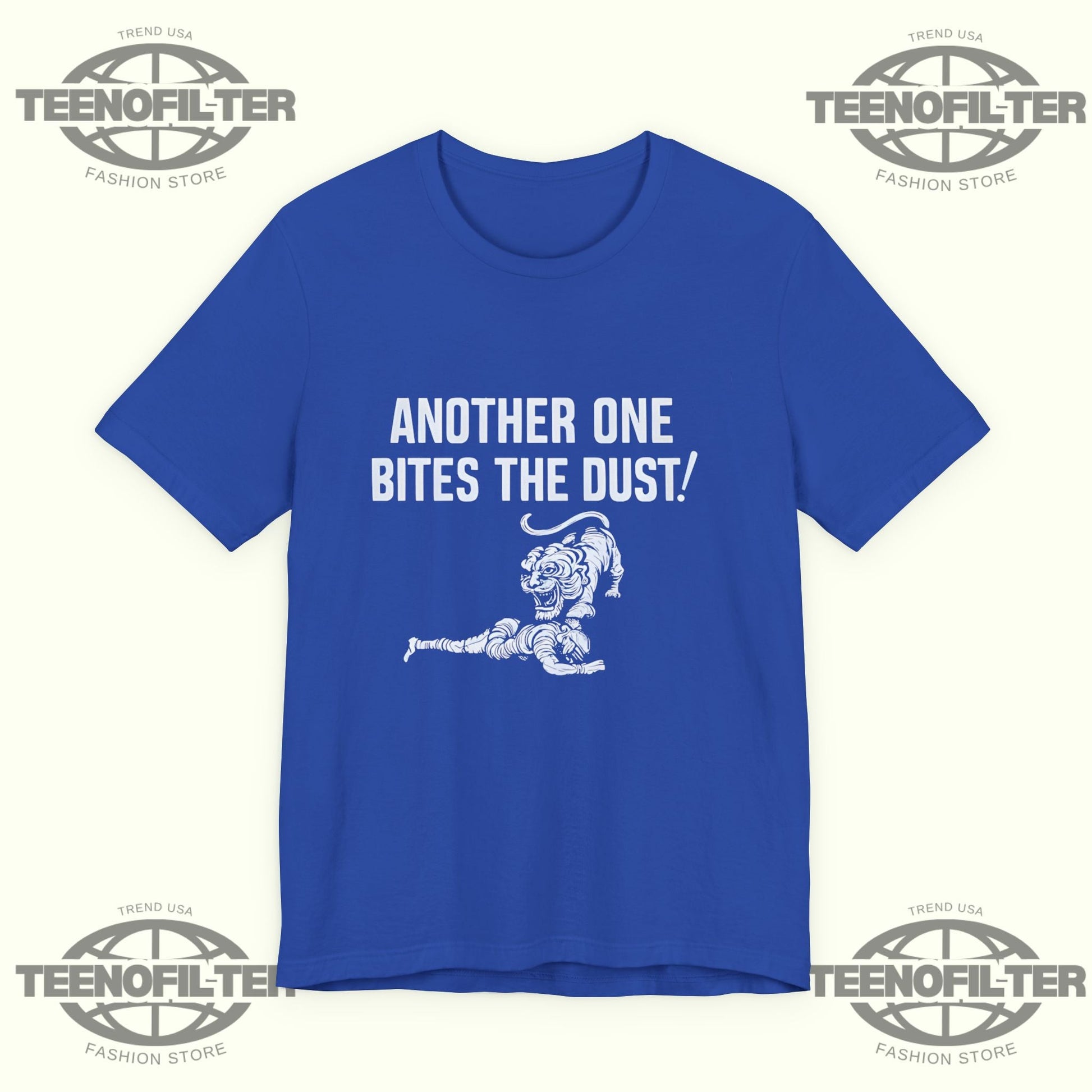 Another One Bites The Dust T-Shirt – Detroit Rock x Football Edition Printify