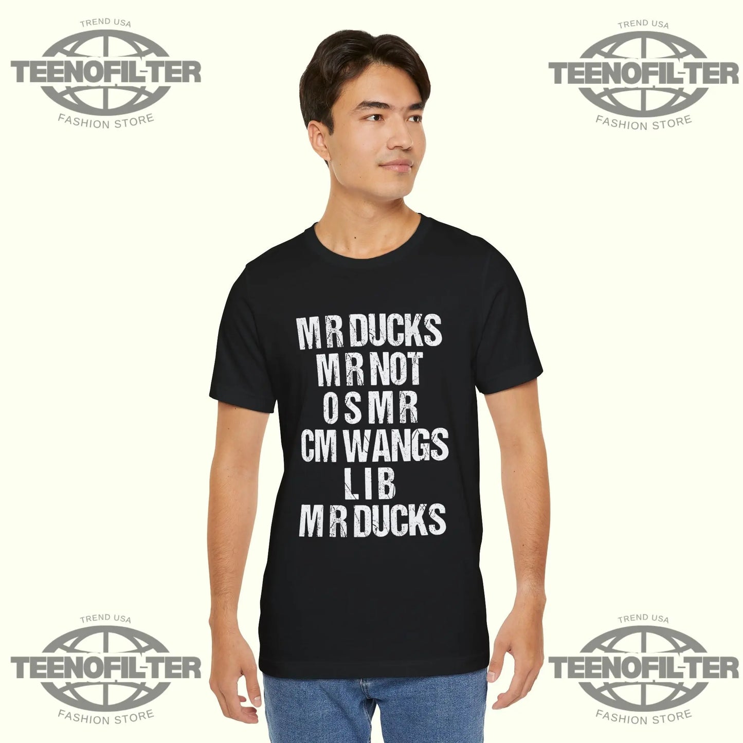 Mr Ducks Mr Not Osmr Cm Wangs Lib Mr Ducks T-Shirt Printify