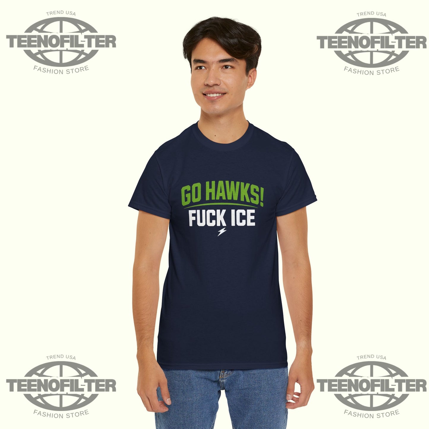 Go Hawks Fuck Ice T-Shirt - Tee No Filter