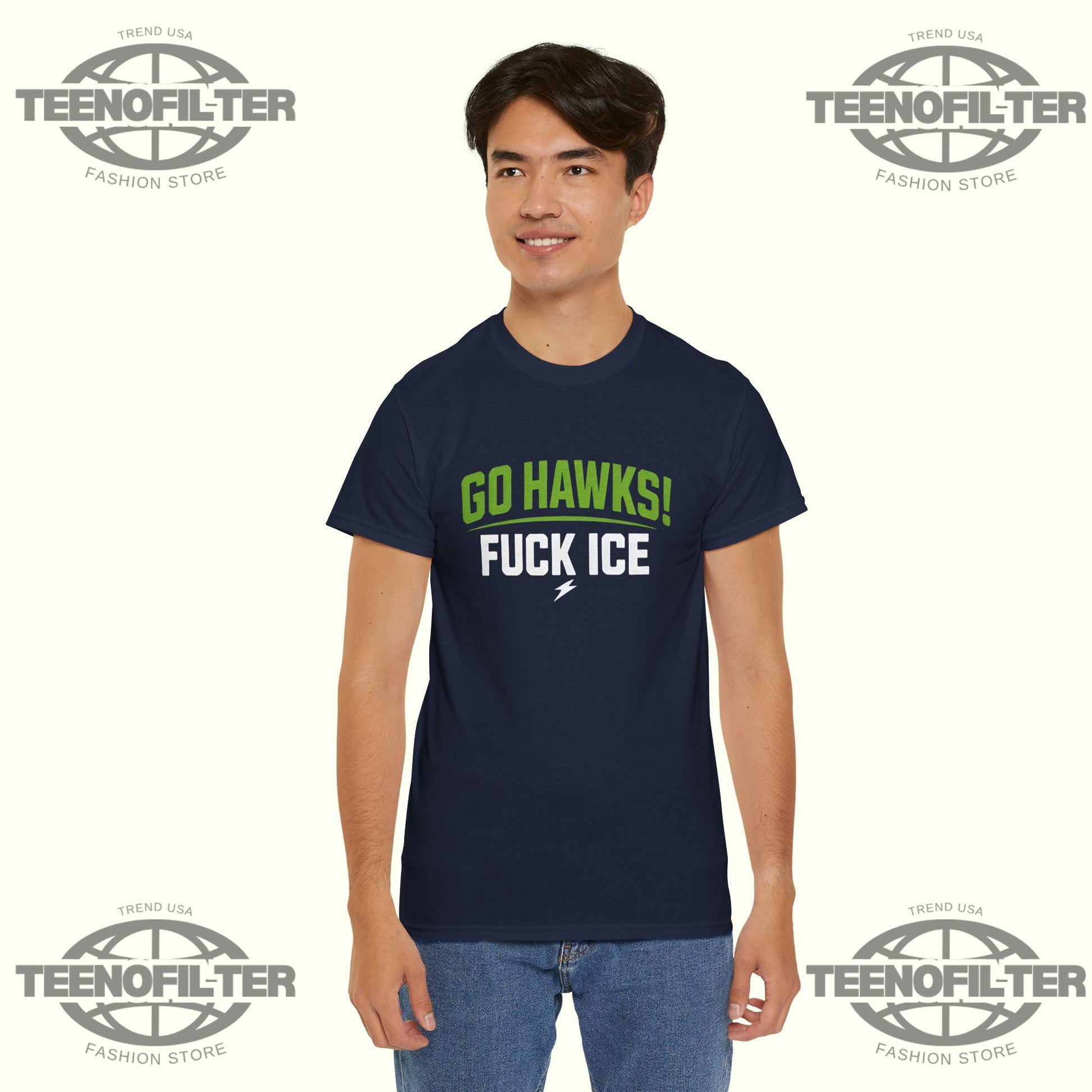 Go Hawks Fuck Ice T-Shirt - Tee No Filter