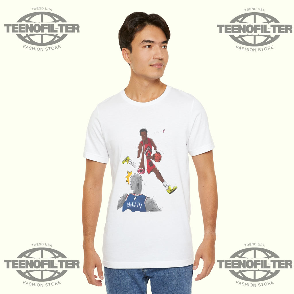 Scottie Barnes Blew A Kiss At Jared McCain T-Shirt