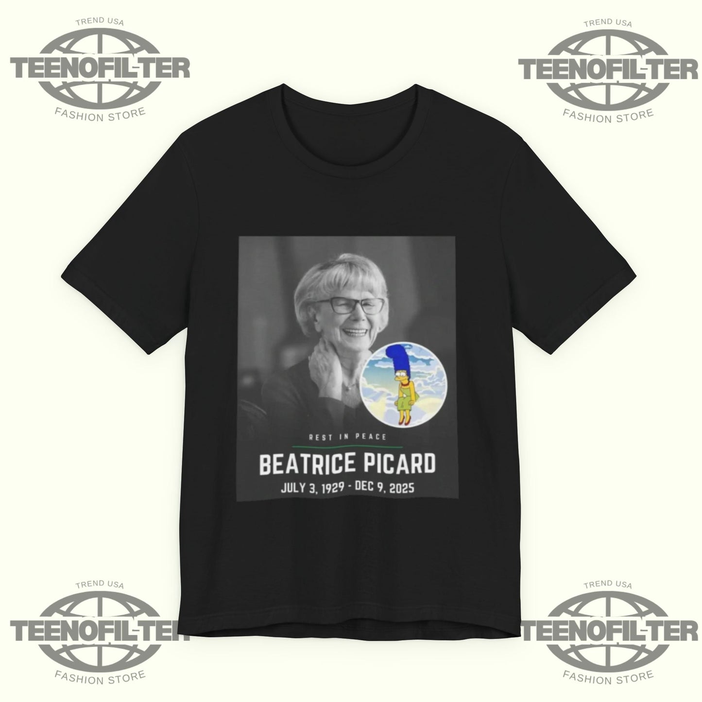 Rest In Peace Beatrice Picard 2025 T-Shirt Printify