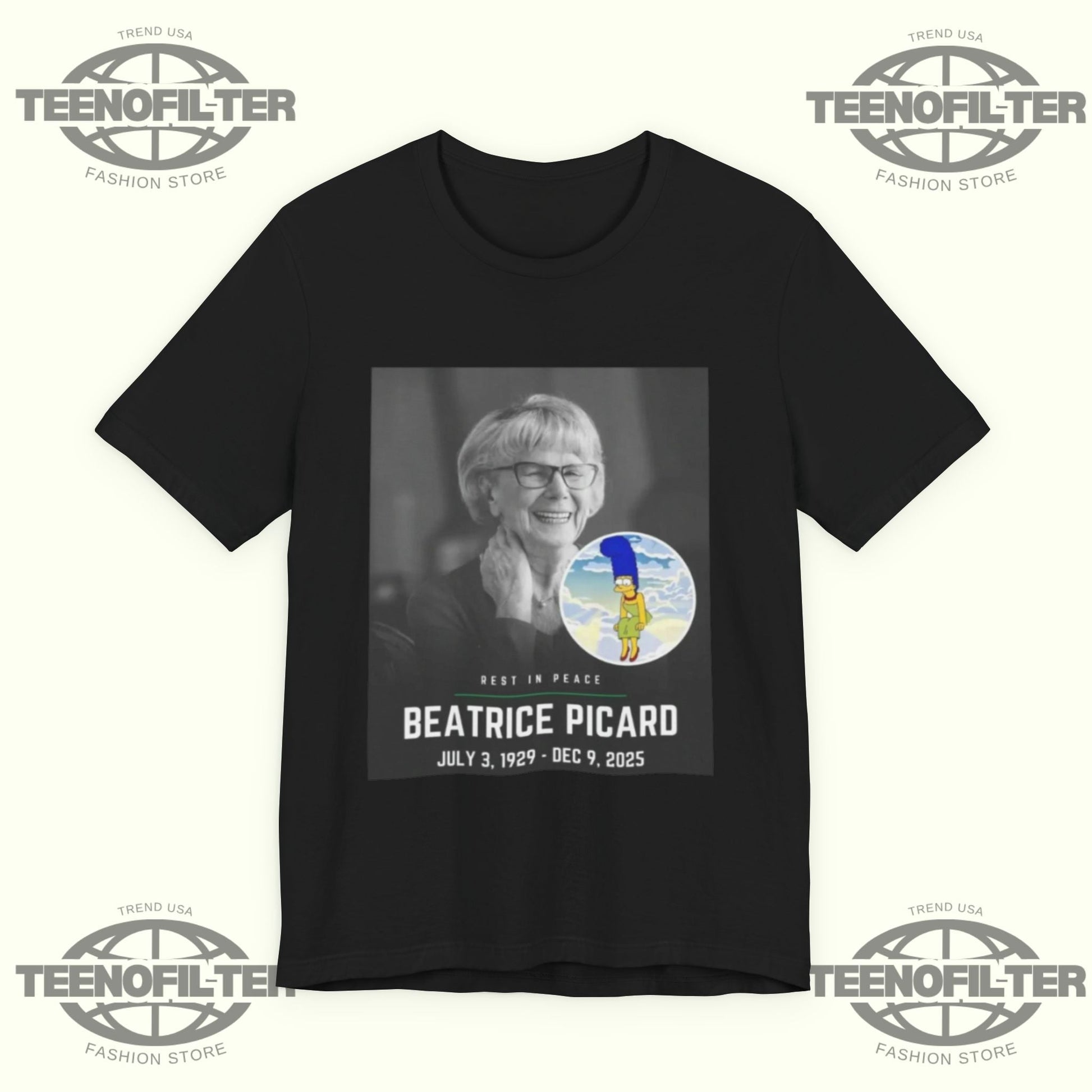 Rest In Peace Beatrice Picard 2025 T-Shirt Printify