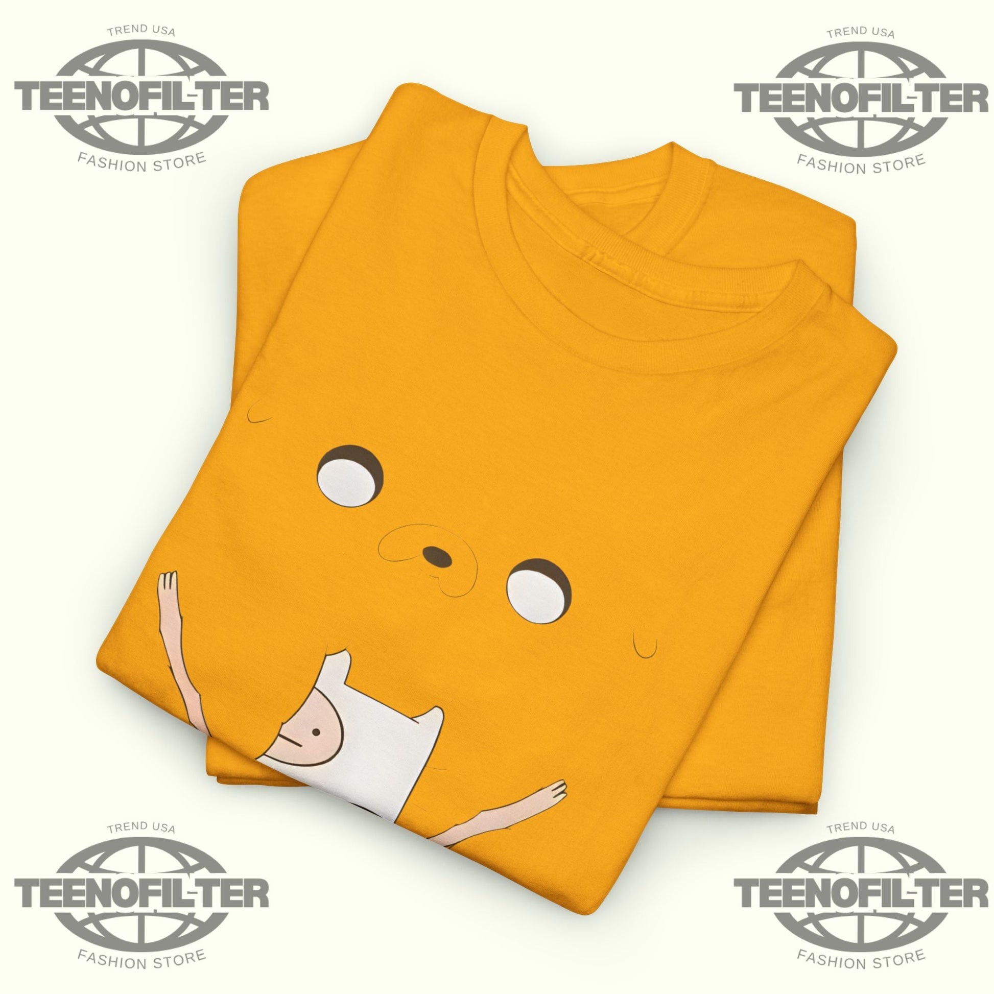 Finn The Human Hug Boobs T-Shirt Printify