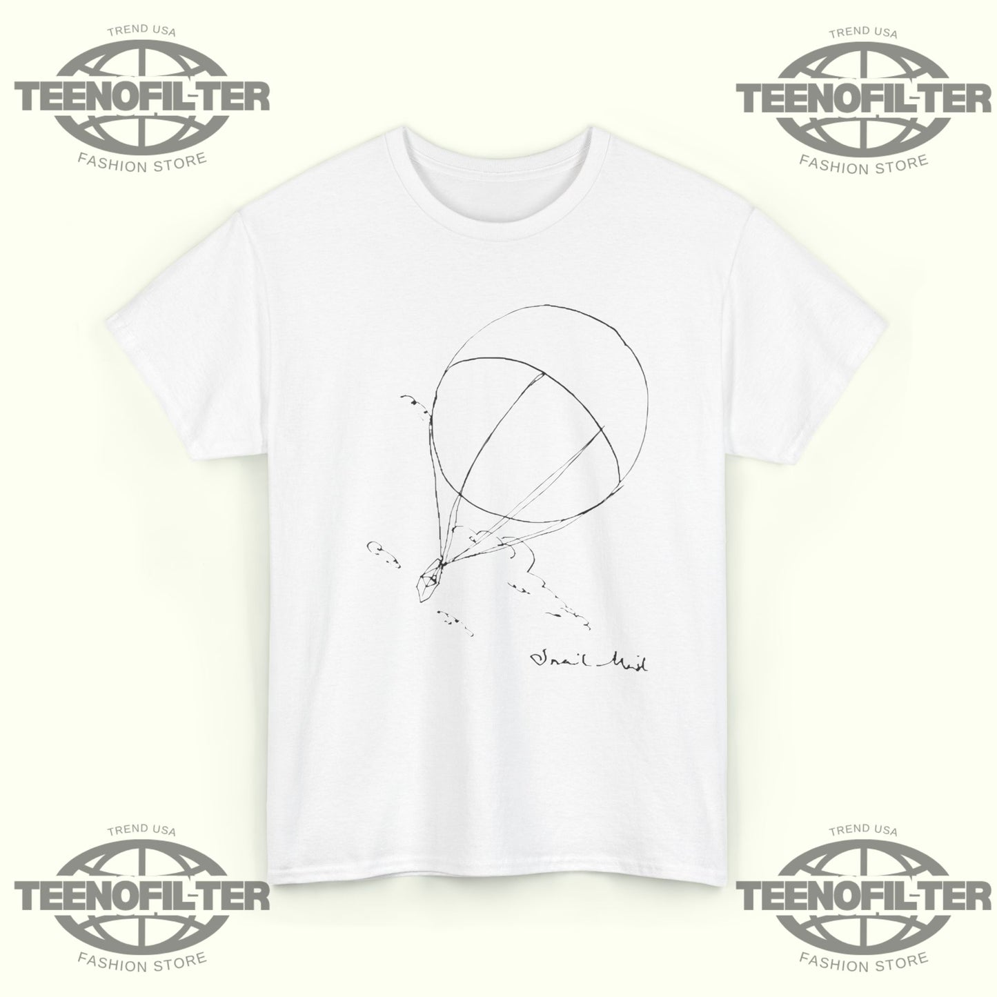 Snail Mail Hot Air Balloon T-Shirt - Tee No Filter