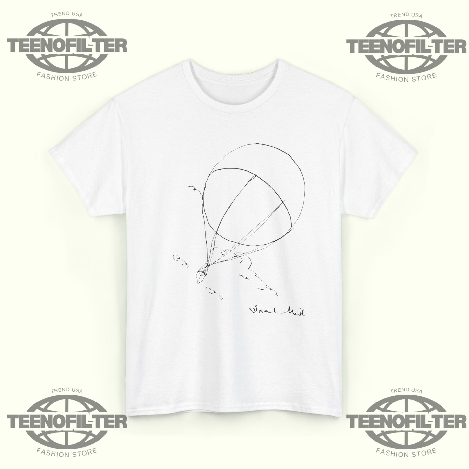 Snail Mail Hot Air Balloon T-Shirt - Tee No Filter