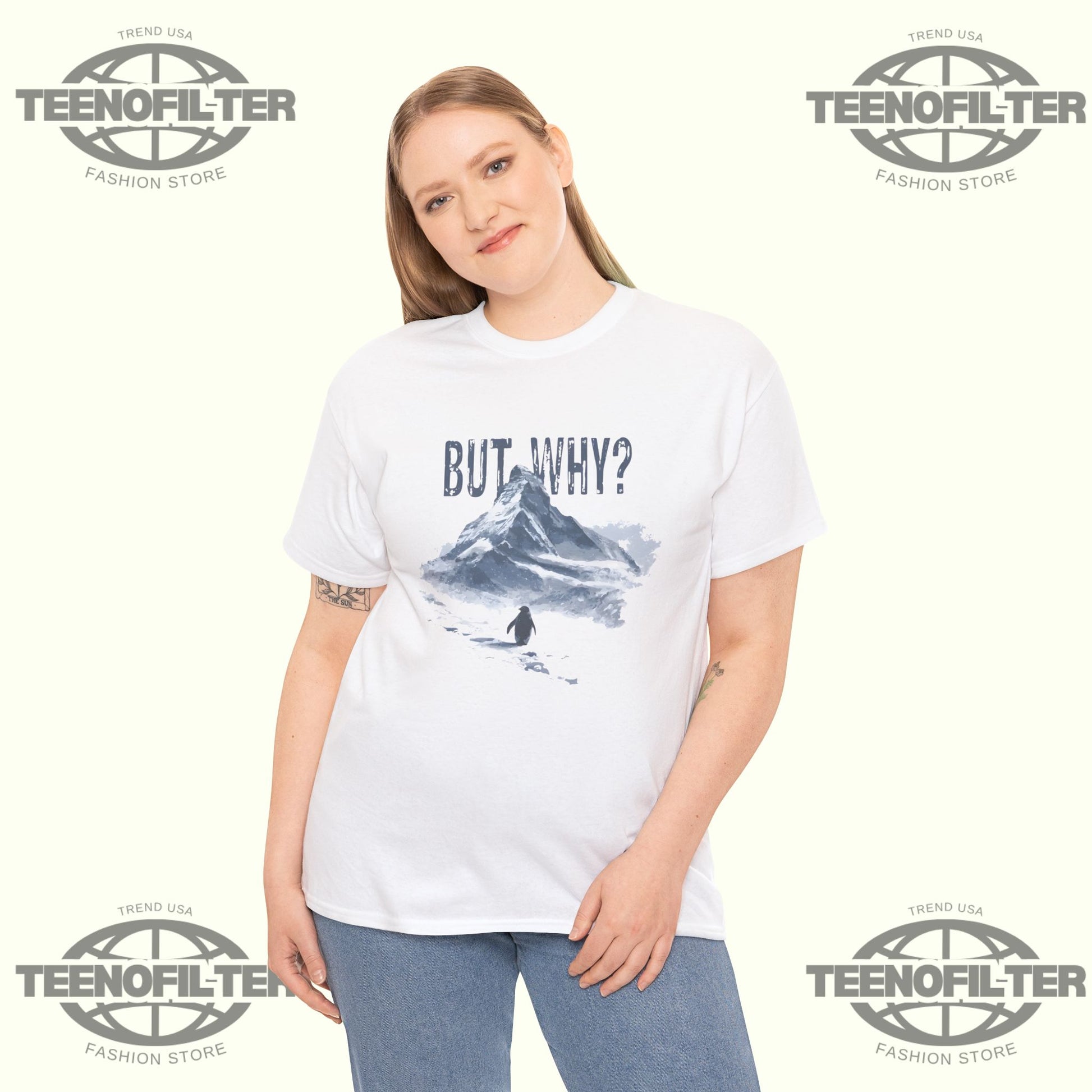 Nihilist Penguin But Why T-Shirt - Tee No Filter