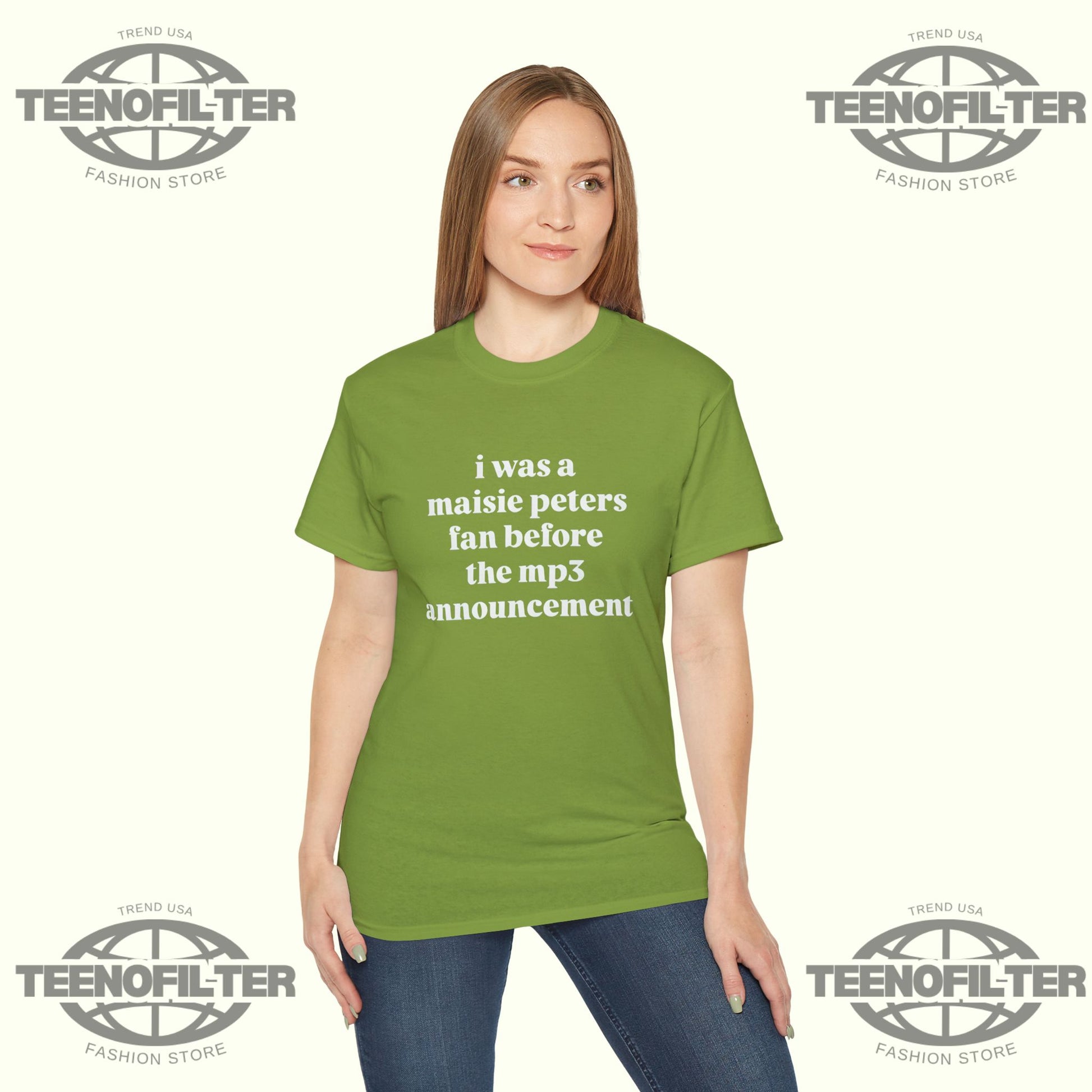 I Was a Maisie Peters Fan Before the MP3 Announcement T-shirt - Tee No Filter