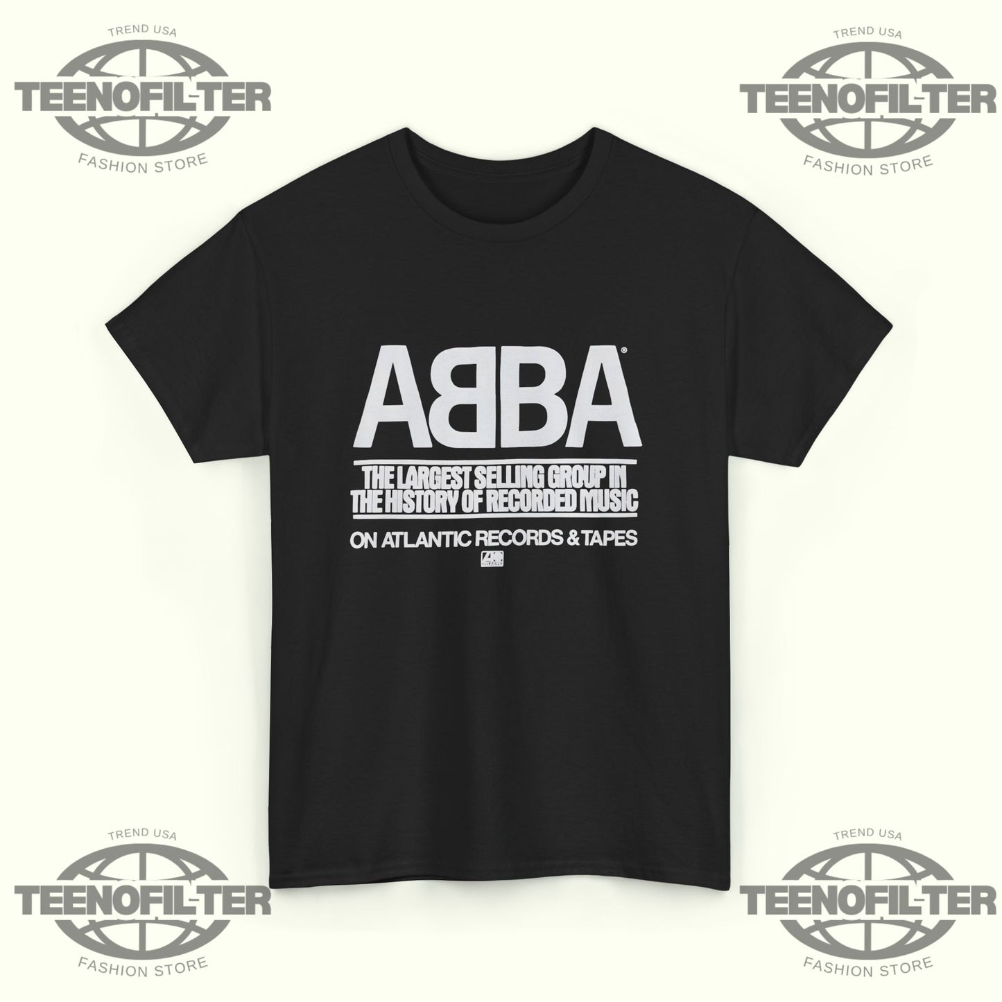 1979 Abba Atlantic Records Promo T-shirt - Tee No Filter