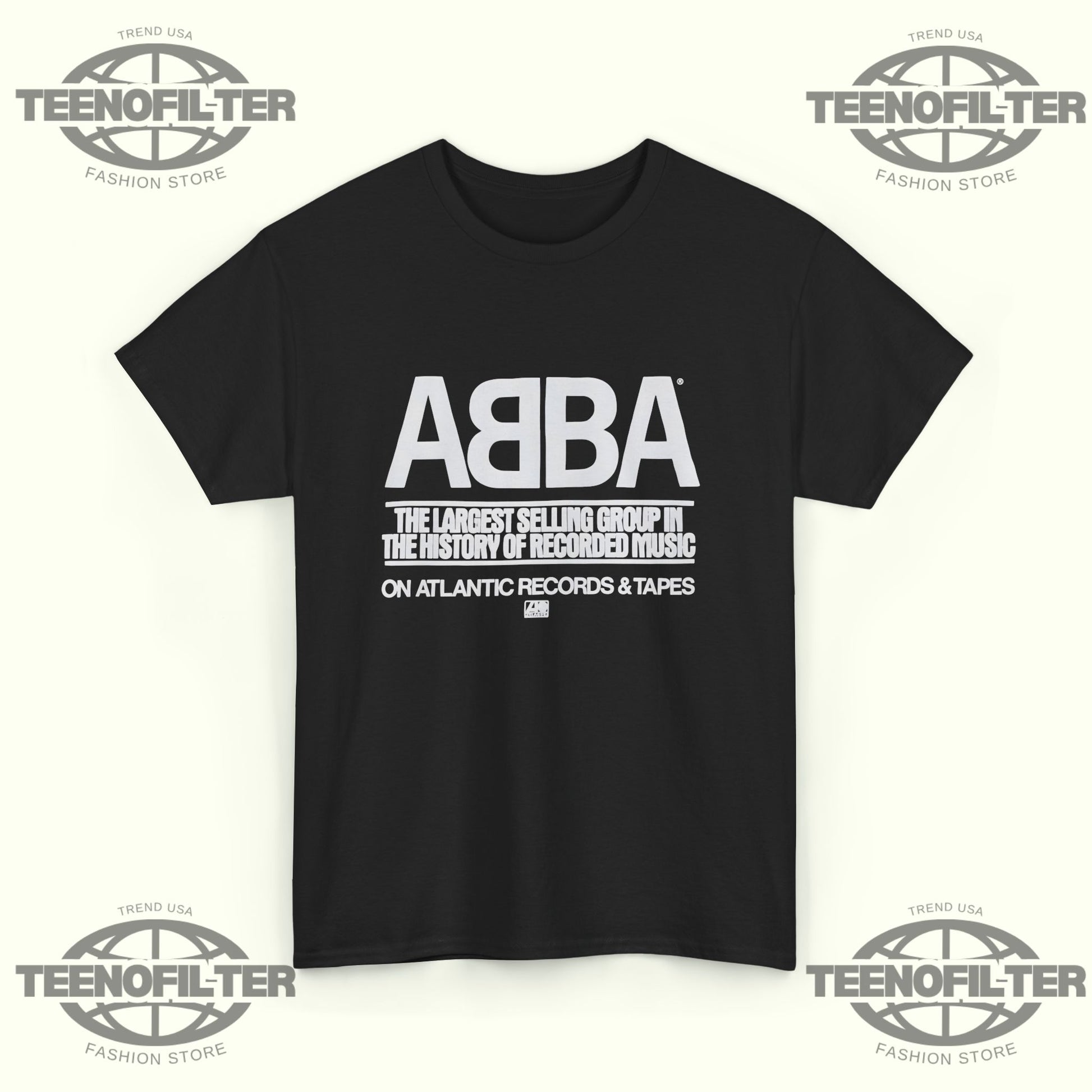 1979 Abba Atlantic Records Promo T-shirt - Tee No Filter