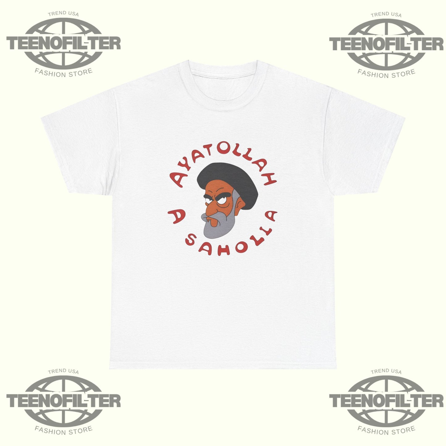 Simpsons Ayatollah T-Shirt – Deep Cut Retro Cartoon Reference Tee for True Fans - Tee No Filter
