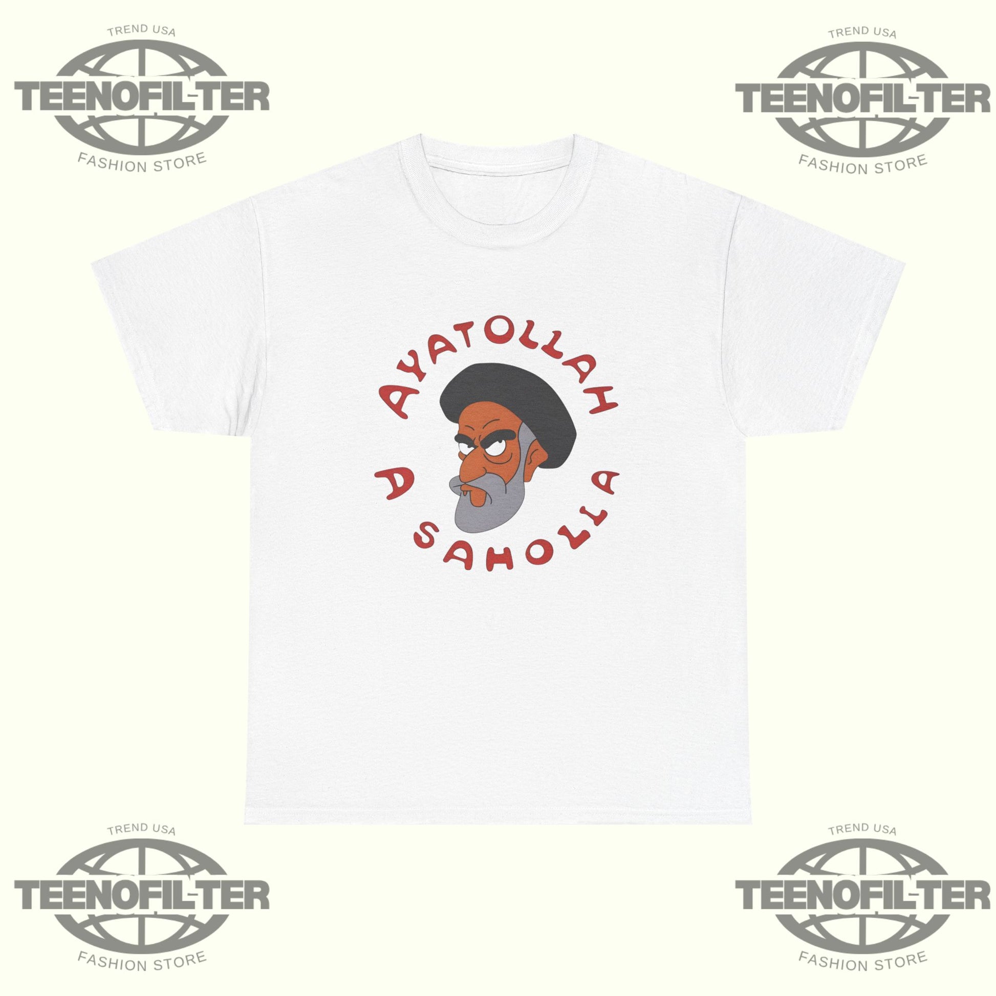 Simpsons Ayatollah T-Shirt – Deep Cut Retro Cartoon Reference Tee for True Fans - Tee No Filter