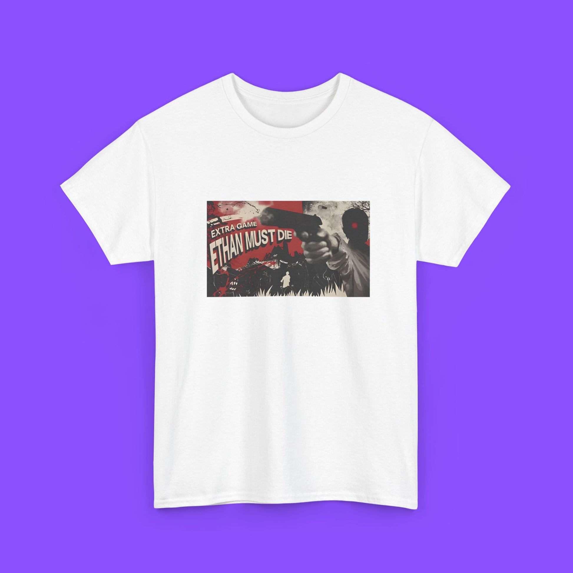Extra Game Ethan Must Die T-Shirt – Resident Evil 7 Survival Horror Challenge Graphic Tee - Tee No Filter