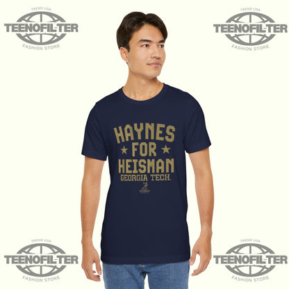 Haynes for Heisman Georgia Tech T-Shirt Printify