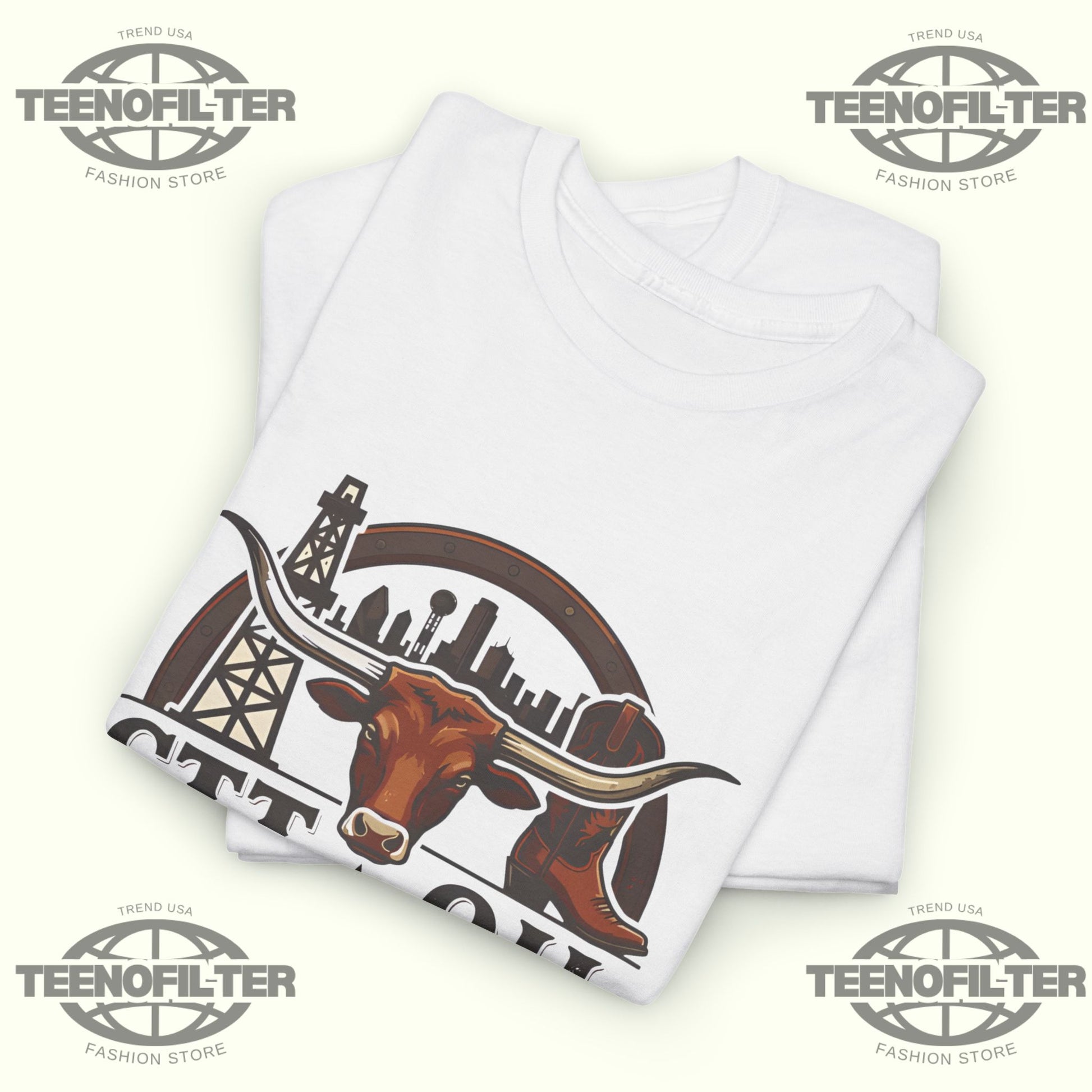 CTT Oil Exploration and Cattle T-Shirt - Tee No Filter