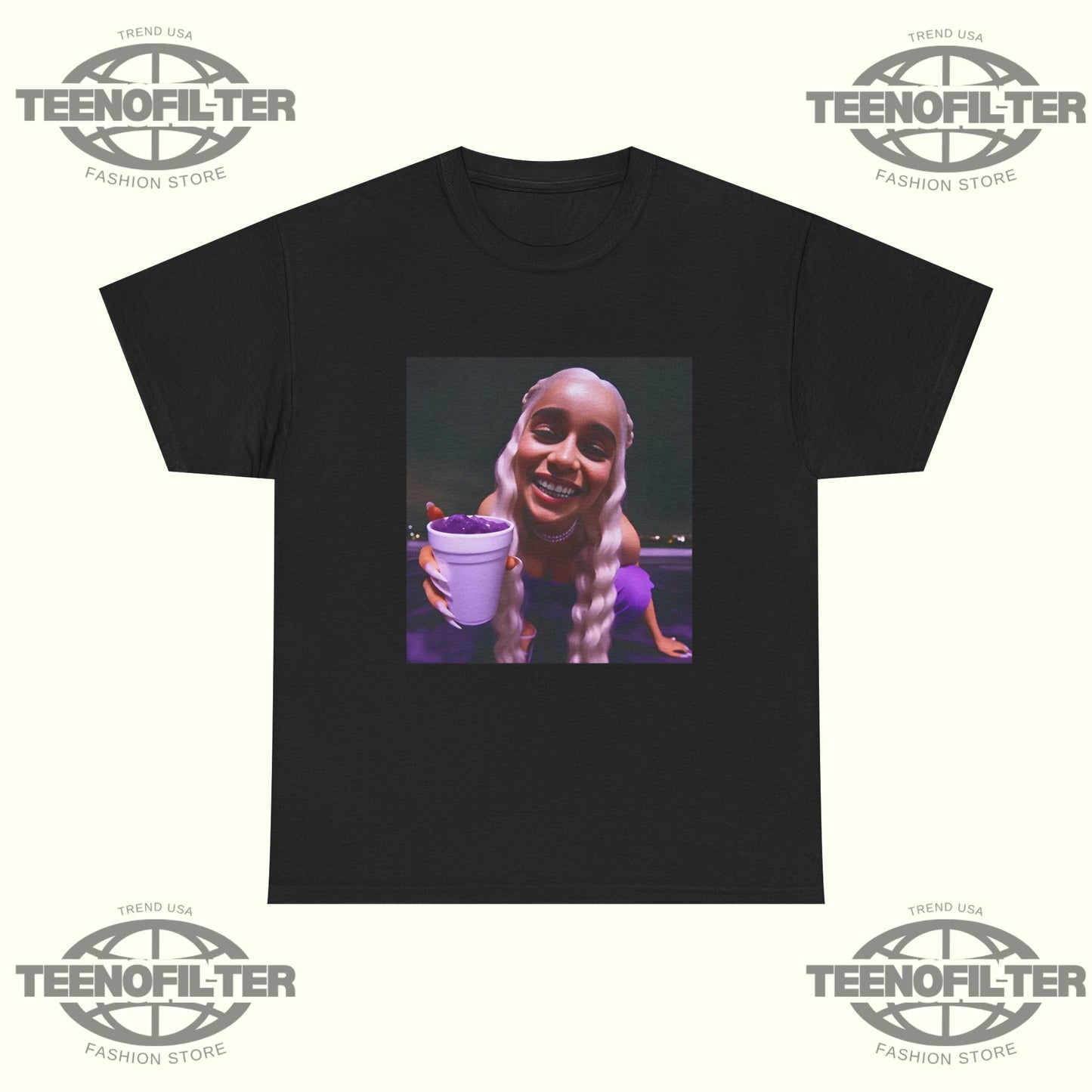 Mother of Dragons Lean Cup Tee – Viral Platinum Braids Streetwear Icon - Tee No Filter