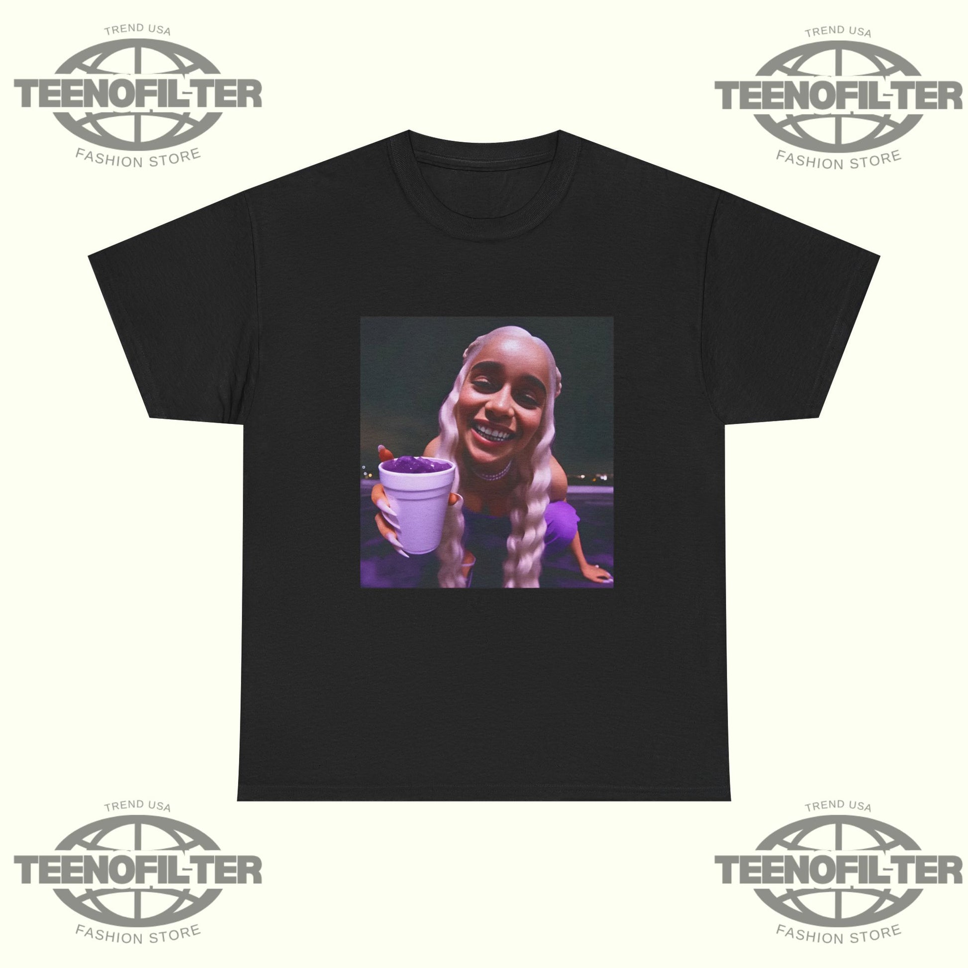 Mother of Dragons Lean Cup Tee – Viral Platinum Braids Streetwear Icon - Tee No Filter