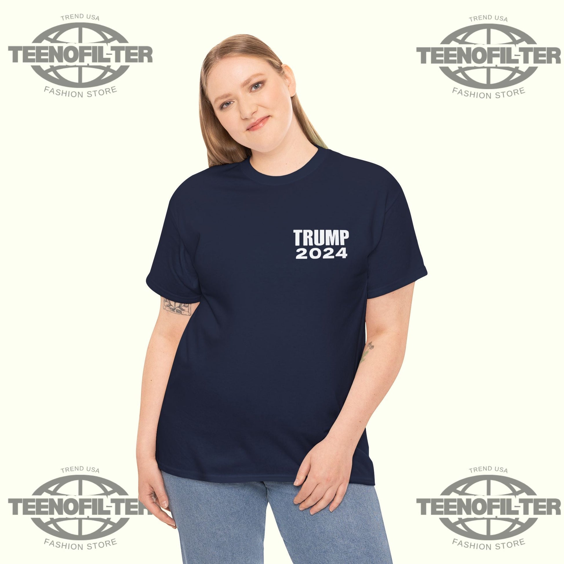 Trump 2024 White House Fireworks T-Shirt Printify