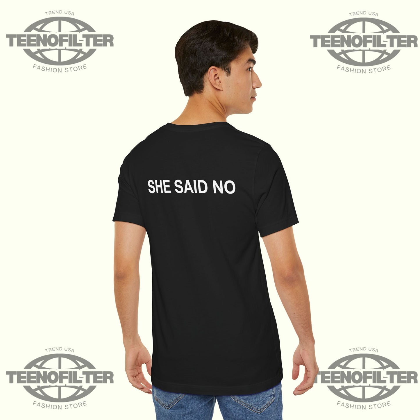 Let Me Ask My Wife  She Said No T-shirt Printify
