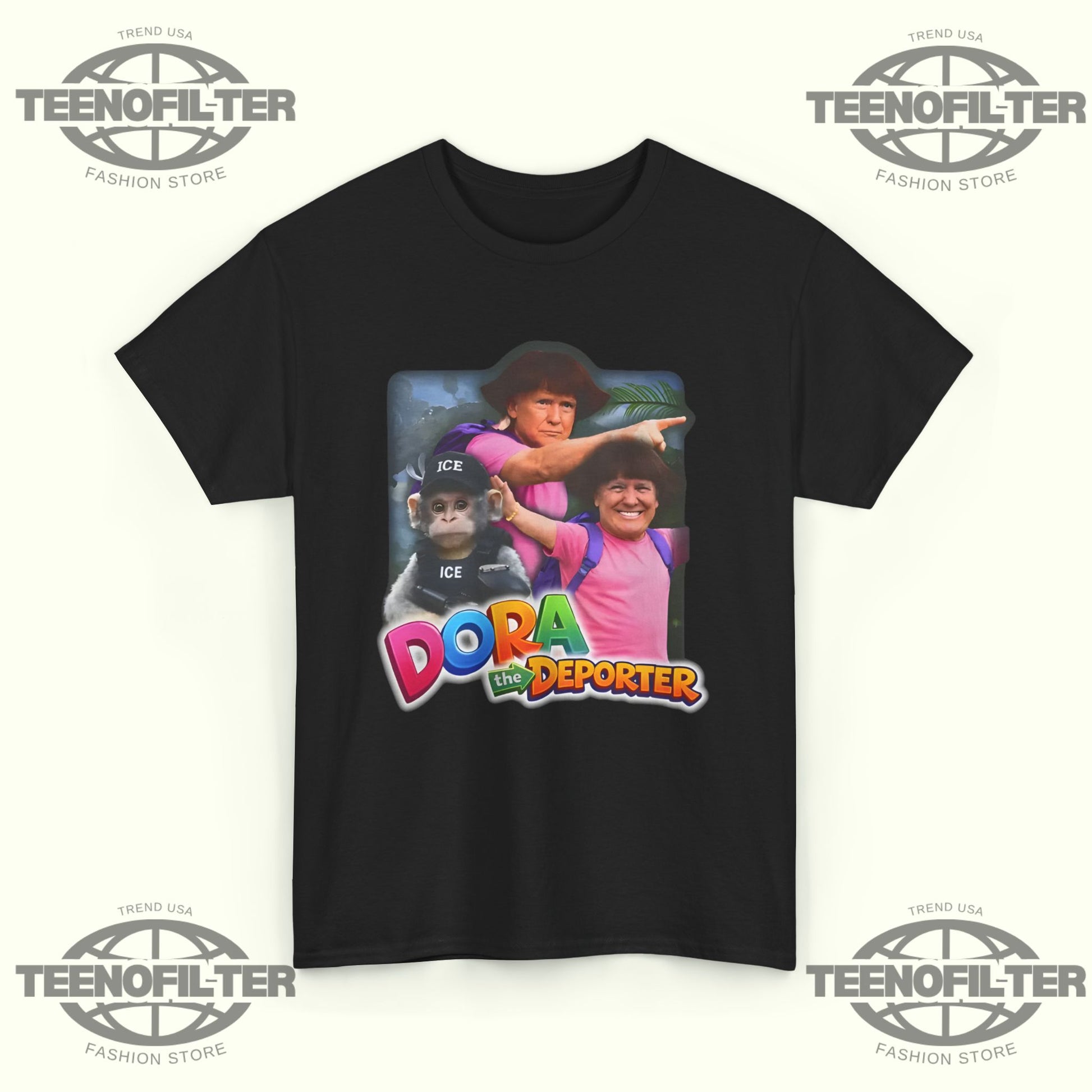 Trump Dora The Explorer T-shirt - Tee No Filter